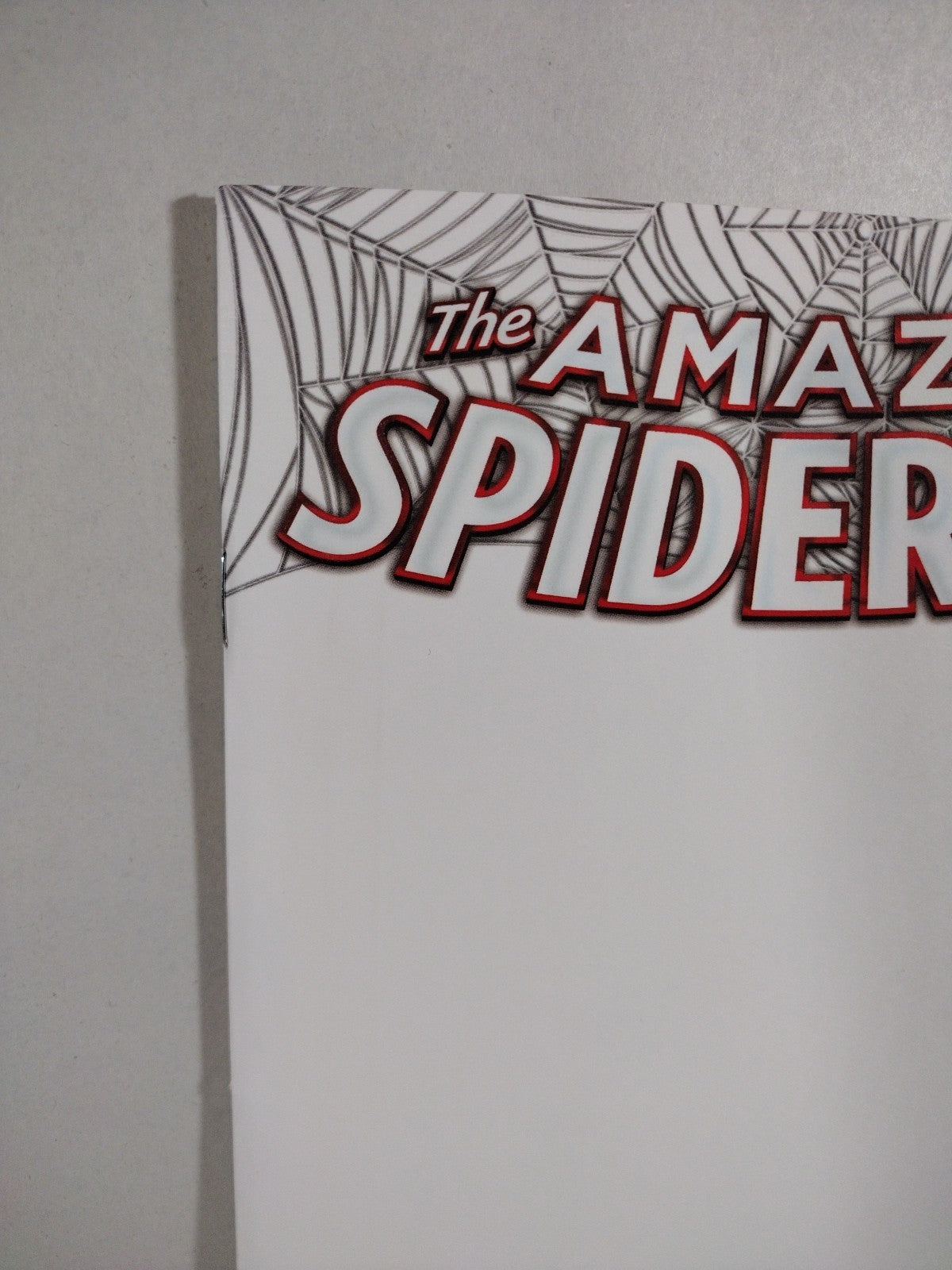 Amazing Spider-Man #1 (2015) Marvel Blank Sketch Variant Cover Comic NM