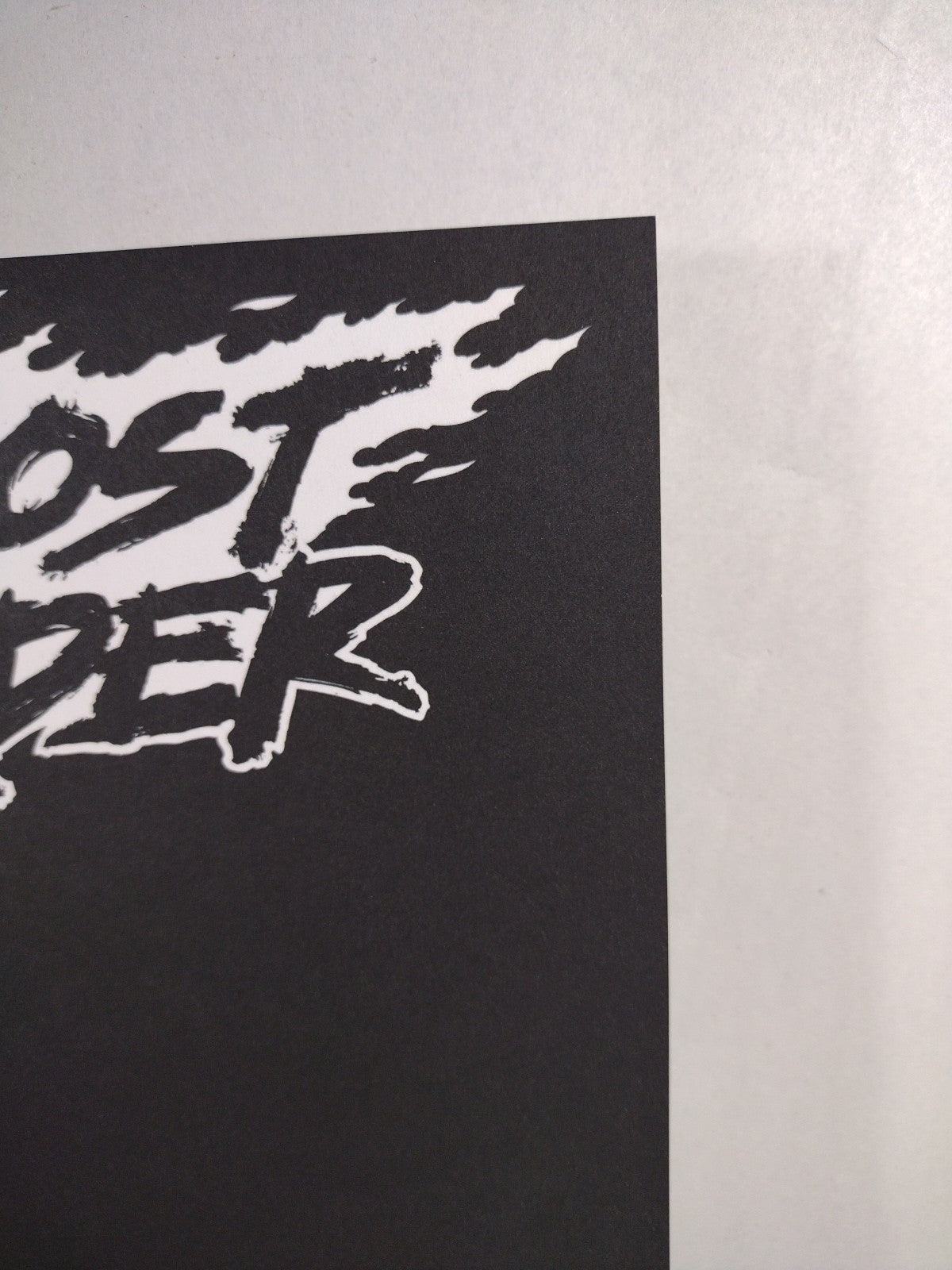Ghost Rider #1 (2019) Marvel Black Blank Sketch Cover Variant Comic VF-NM