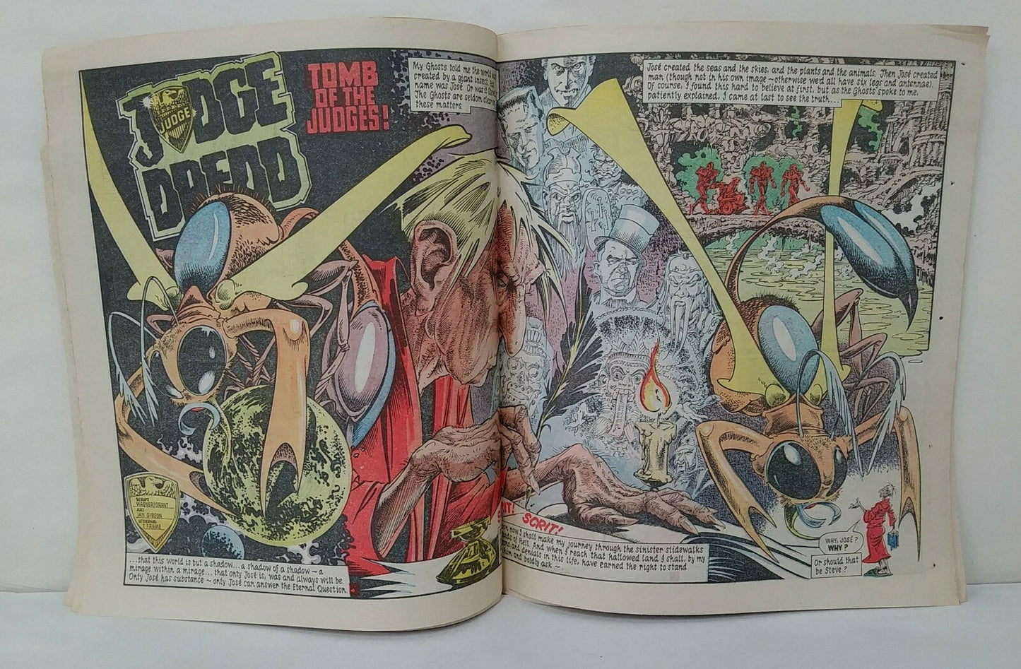 2000ad (1986) Prog 497 Judge Anderson Tomb Of Judges Slaine UK Newsprint Comic