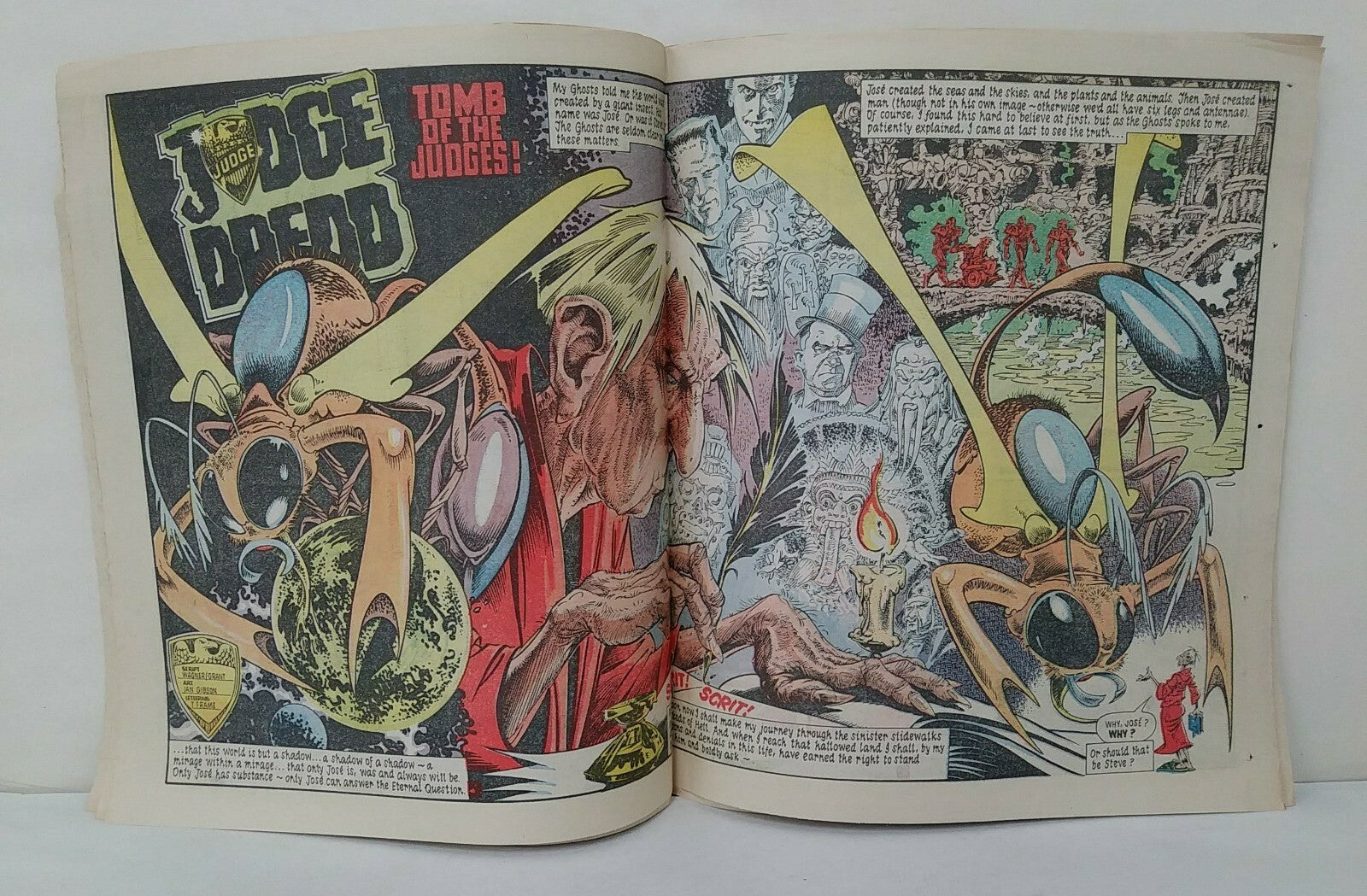 2000ad (1986) Prog 497 Judge Anderson Tomb Of Judges Slaine UK Newsprint Comic