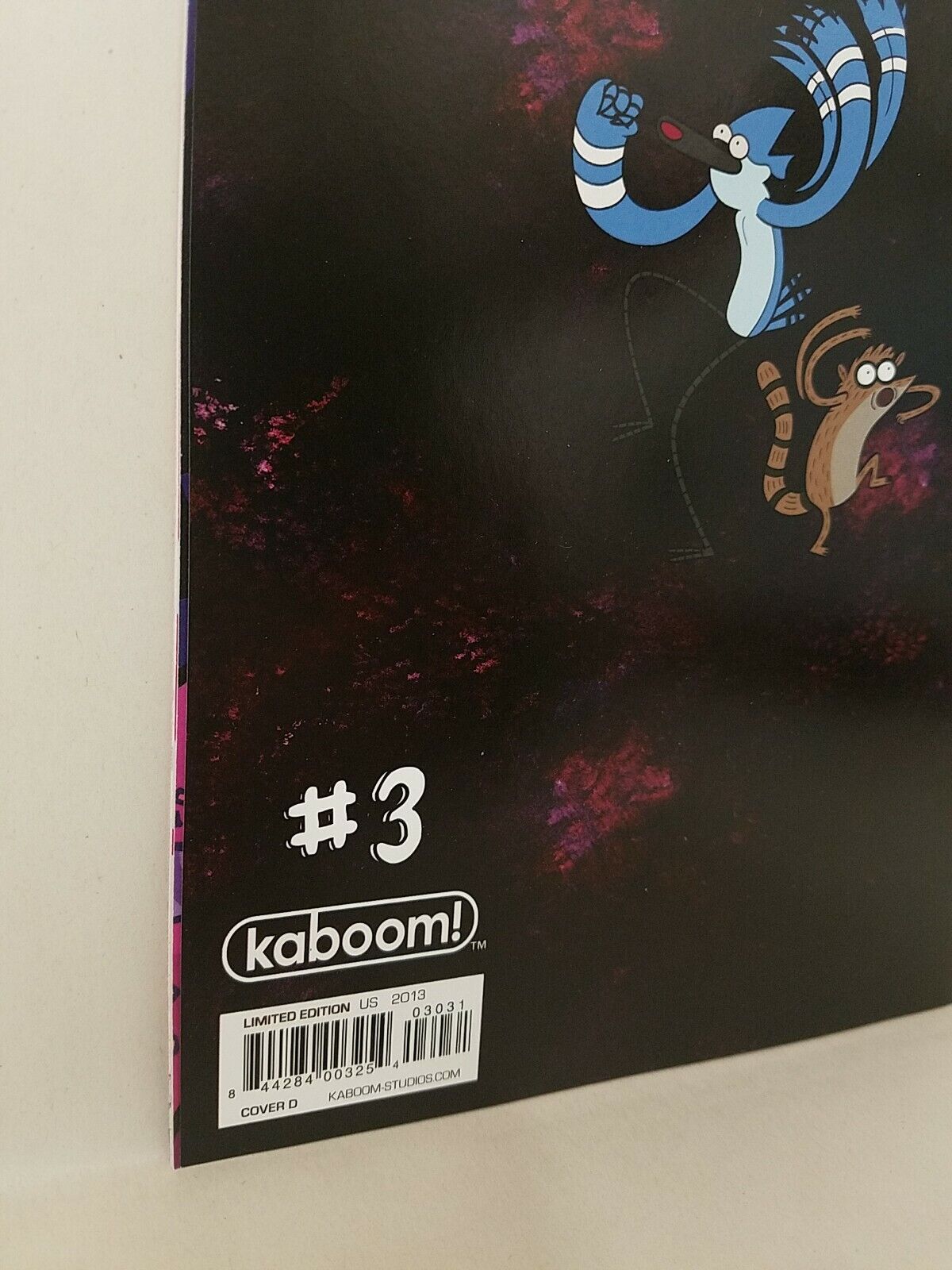 Regular Show #3 (2013) Rachel Saunders Cover D Variant Comic NM Cartoon Network