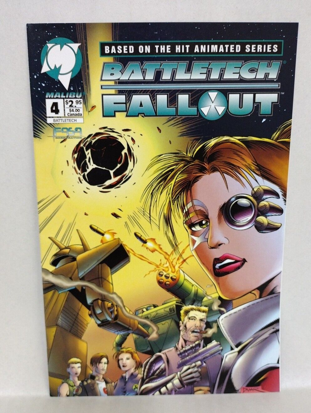 Battletech Fallout (1994) Complete Malibu Comic Lot Set #0 1 2 3 4