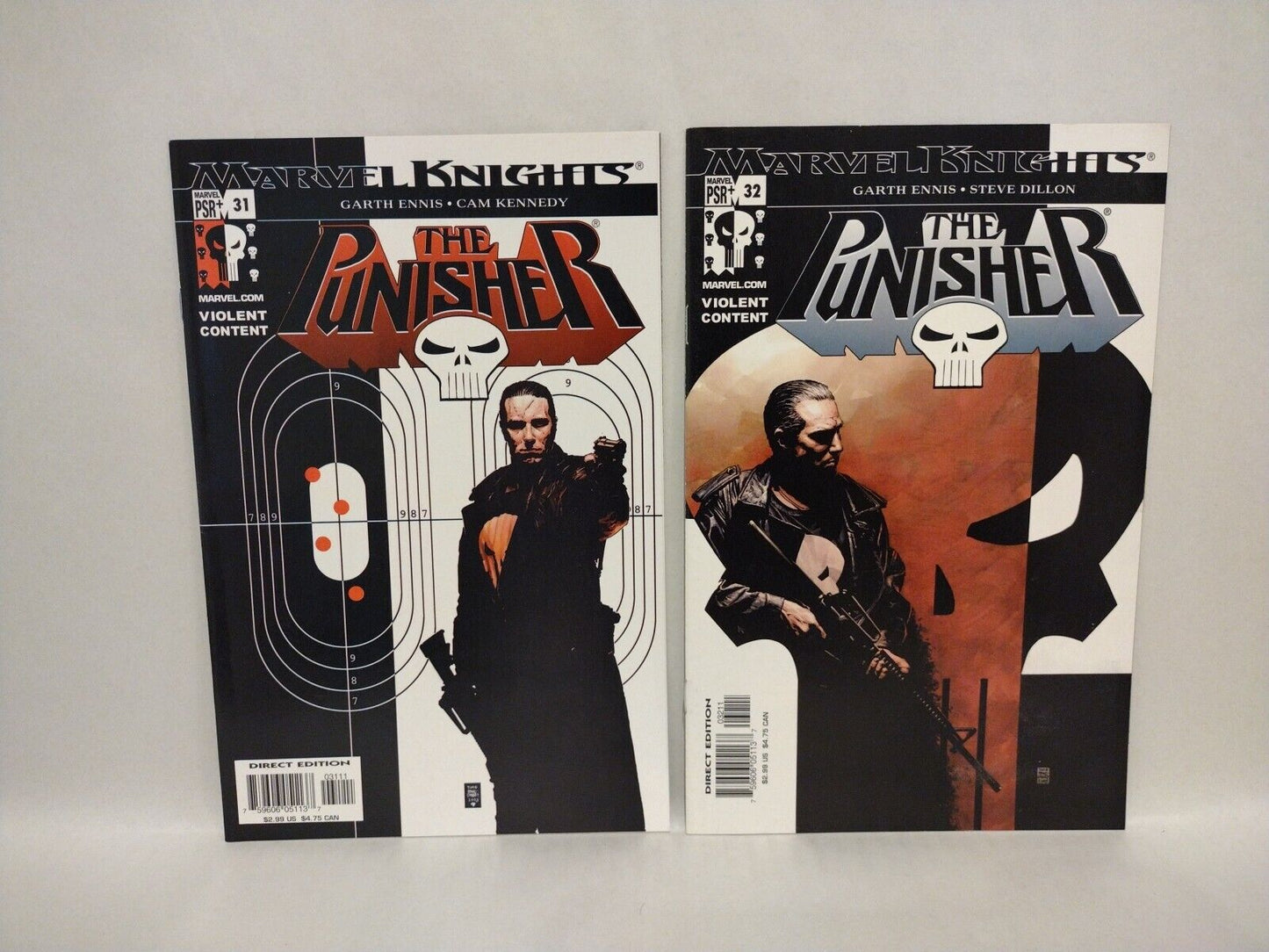 Marvel Knights Punisher (2003) Garth Ennis Comic #23-34 Lot Set Run VF-NM