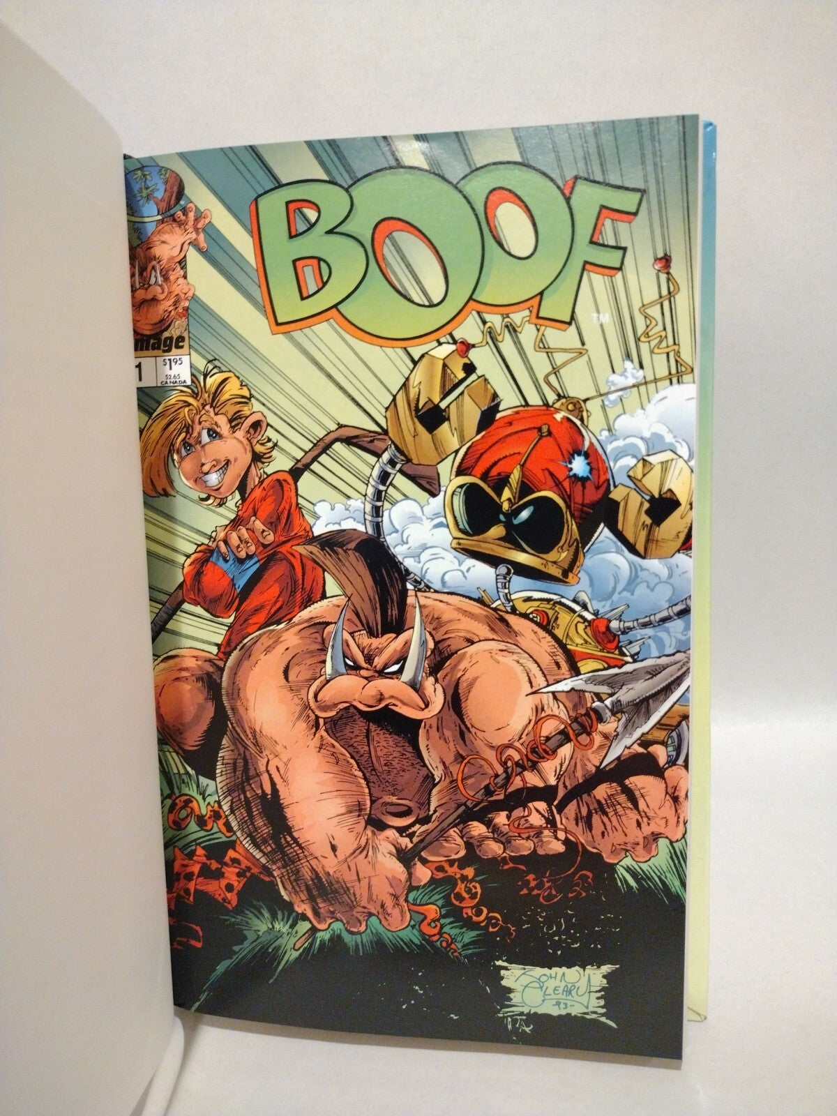 Boof & The Bruise Crew 1994 Complete Collection Custom Bound Image Comic HC ARG