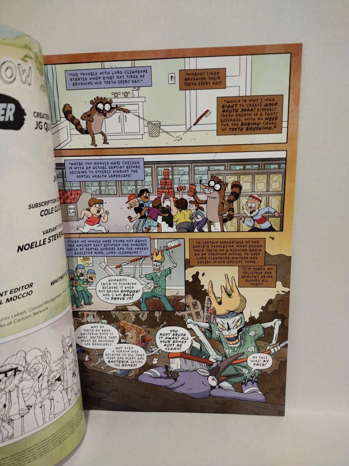 Regular Show 25 Years Later #1 (2018) Kaboom Cartoon Network Comic Closser Var