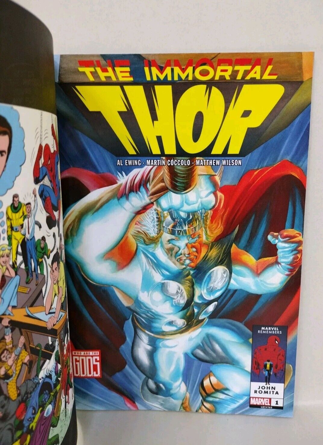 Immortal Thor 1 (2023) Marvel Sketch Cover Comic W Original Dave Castr Art