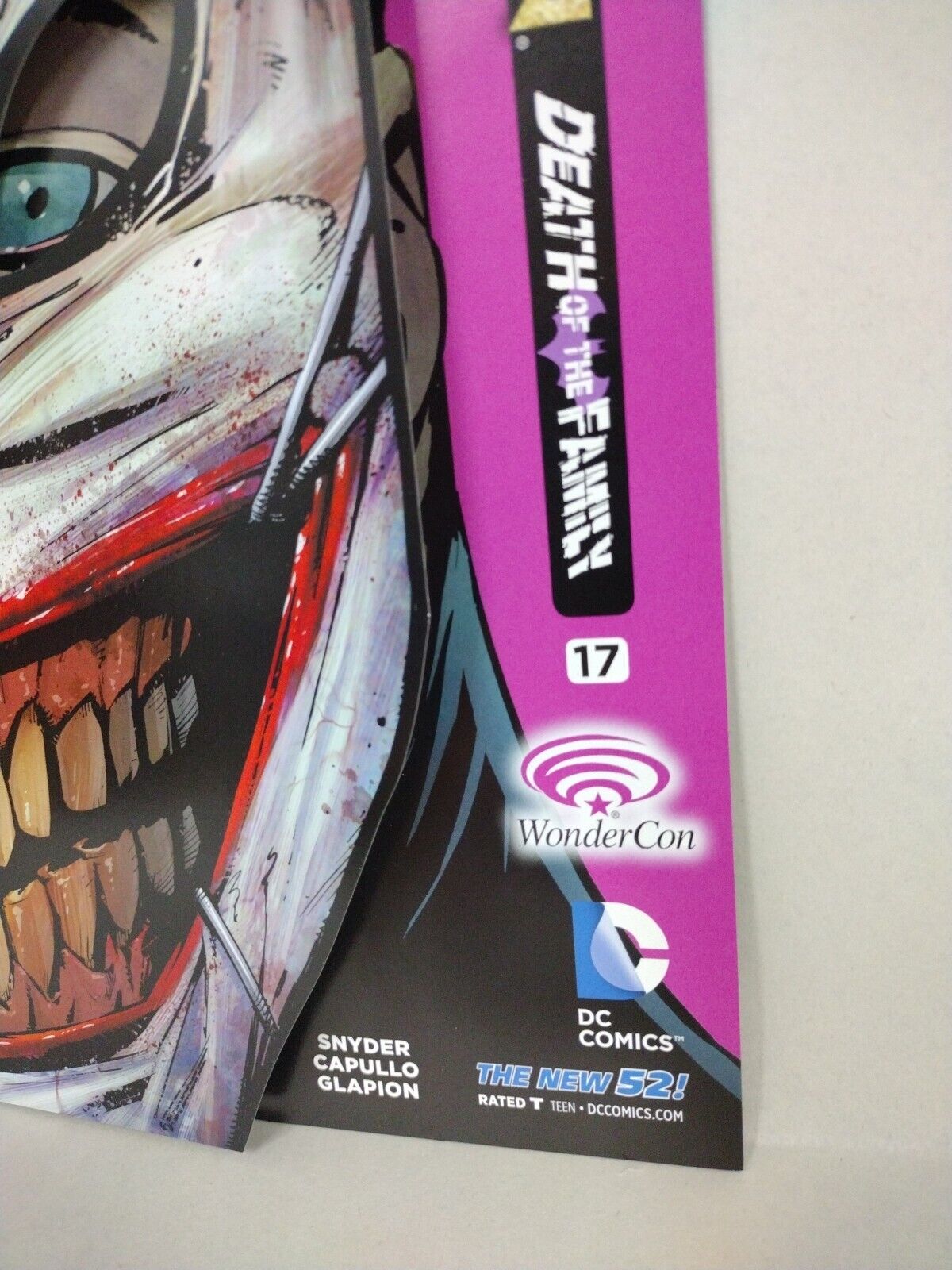 Batman #17 (2013) DC Comic Wonder Con Variant Cover Death Of The Family VF