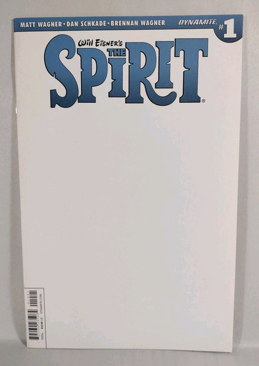 Will Eisner's The Spirit #1 2015 Dynamite Comic Blank Sketch Variant Cover VF-NM