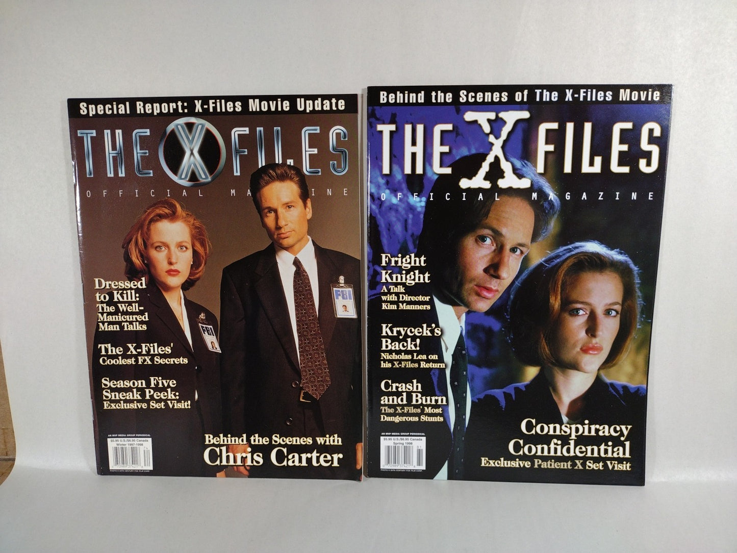 X-Files (1997) Official Magazine LOT of 15 David Duchovny Gillian Anderson