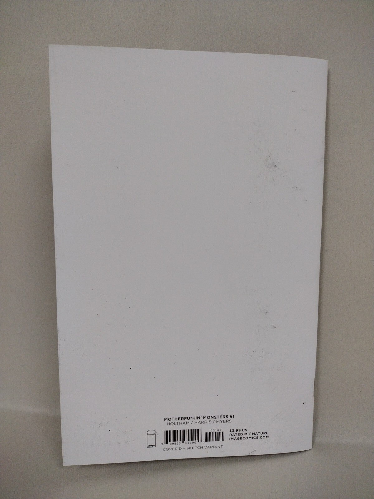 Mother Fu*kin Monsters #1 Image Comic Sketch Variant W Original DCastr Art