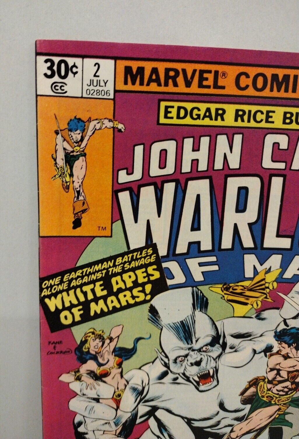 John Carter Warlord Of Mars (1977) Marvel Comic Lot #1 2 3