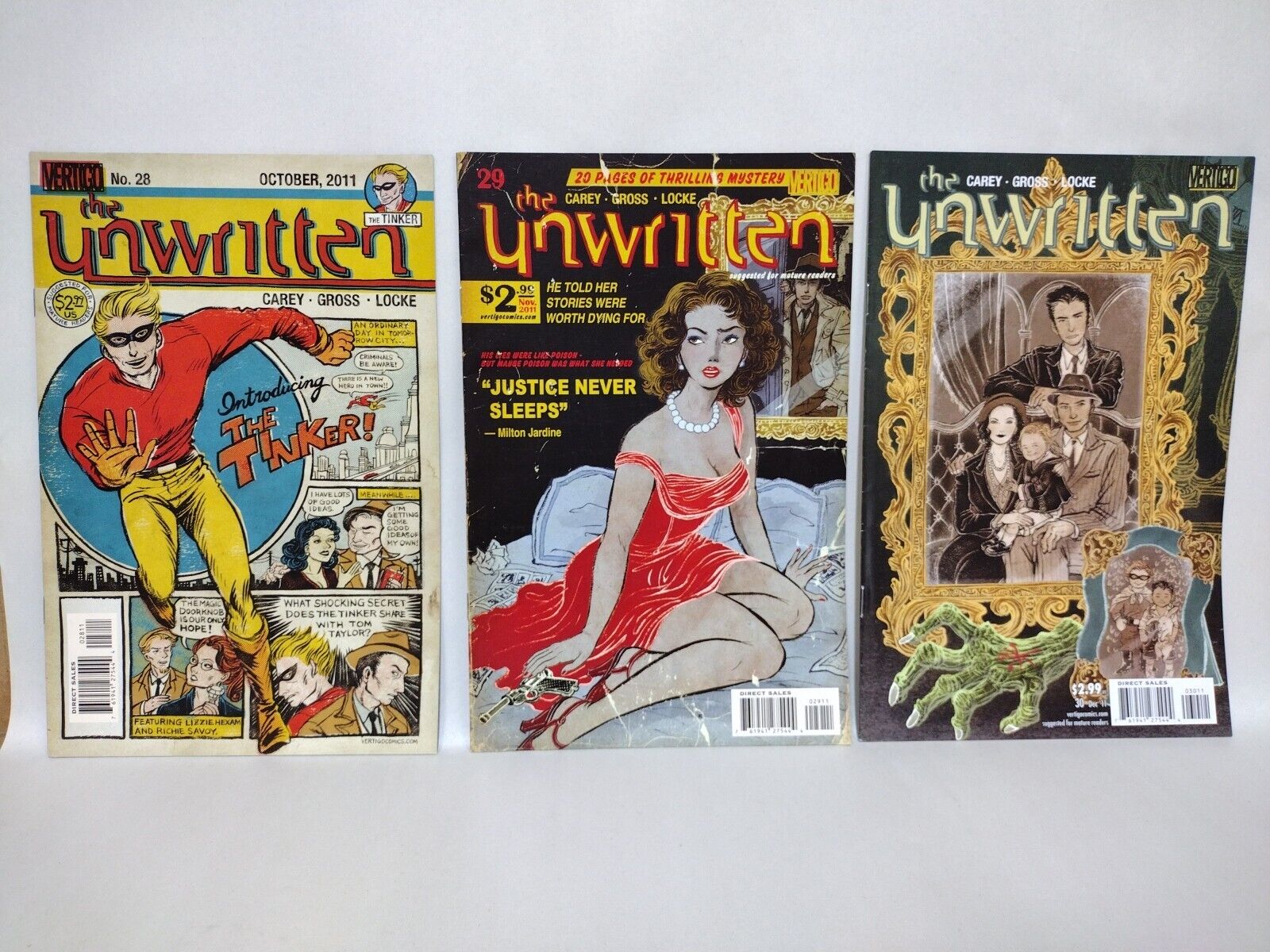 The Unwritten (2009) Vertigo Comic Lot Set #1-41 + 33.5 34.5 35.5 Mike Carey 