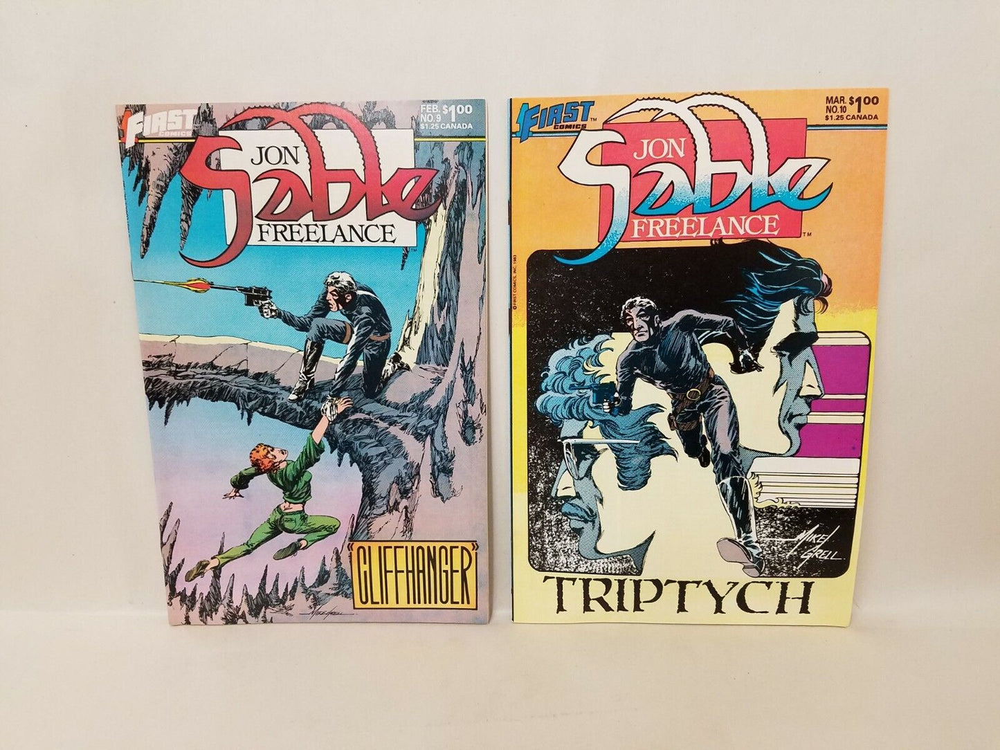 Jon Sable Freelance (1983) #1-10 1st Appearance & Origin Mike Grell First Comics