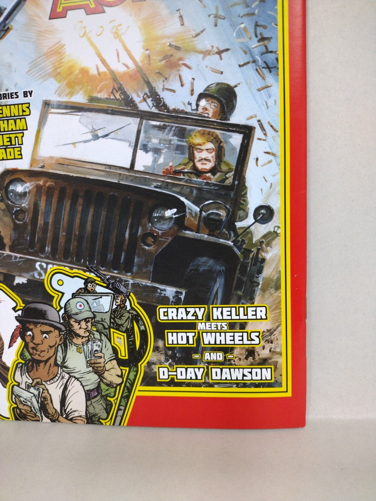 Battle Action #1 (2023) Rebellion Comic PX Variant Cover Garth Ennis John Wagner
