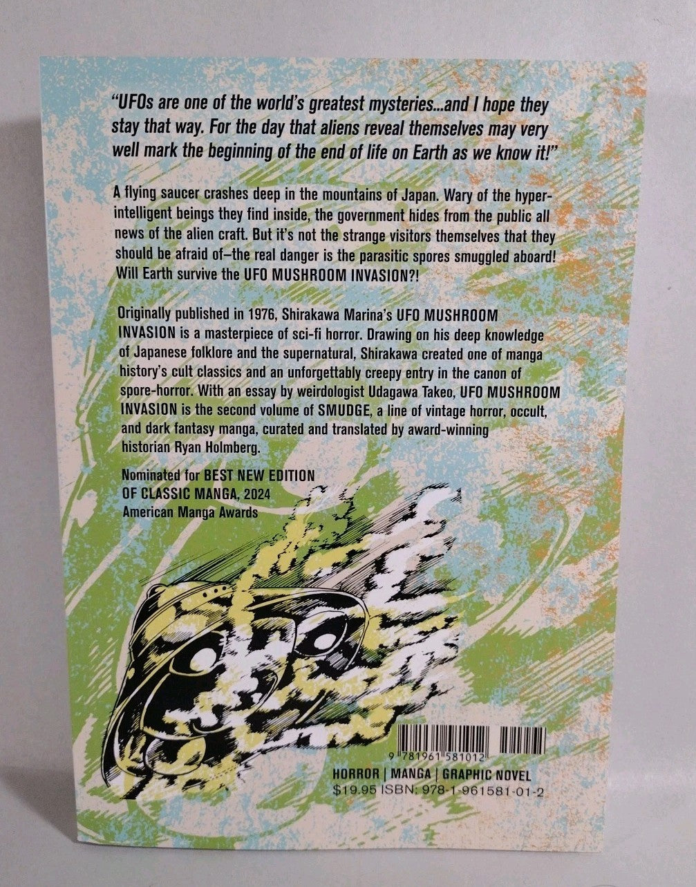 UFO Mushroom Invasion (2025) Smudge TPB Shirakawa Marina Manga Horror New