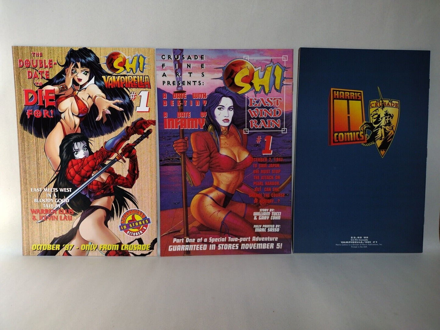 Shi (1994) Complete Crusade Comic 26 pc Lot Set Way Of Warrior #1-12 +Crossovers