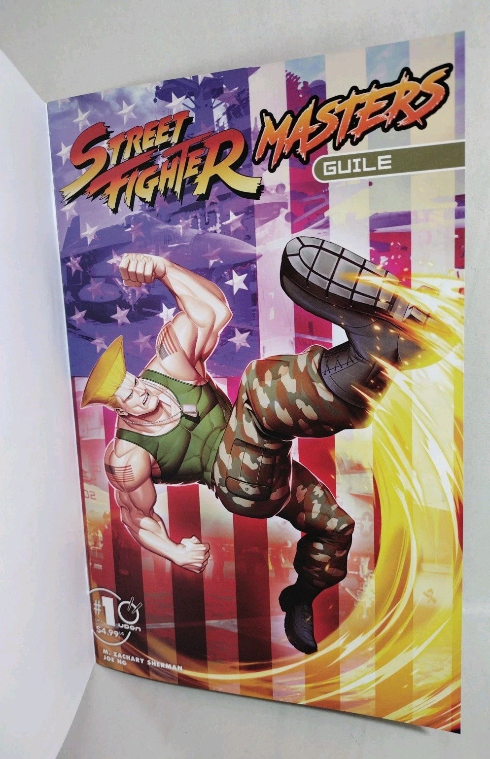 Street Fighter Masters Guile 1 (2026) Udon Capcom Sketch Cover W Original Art