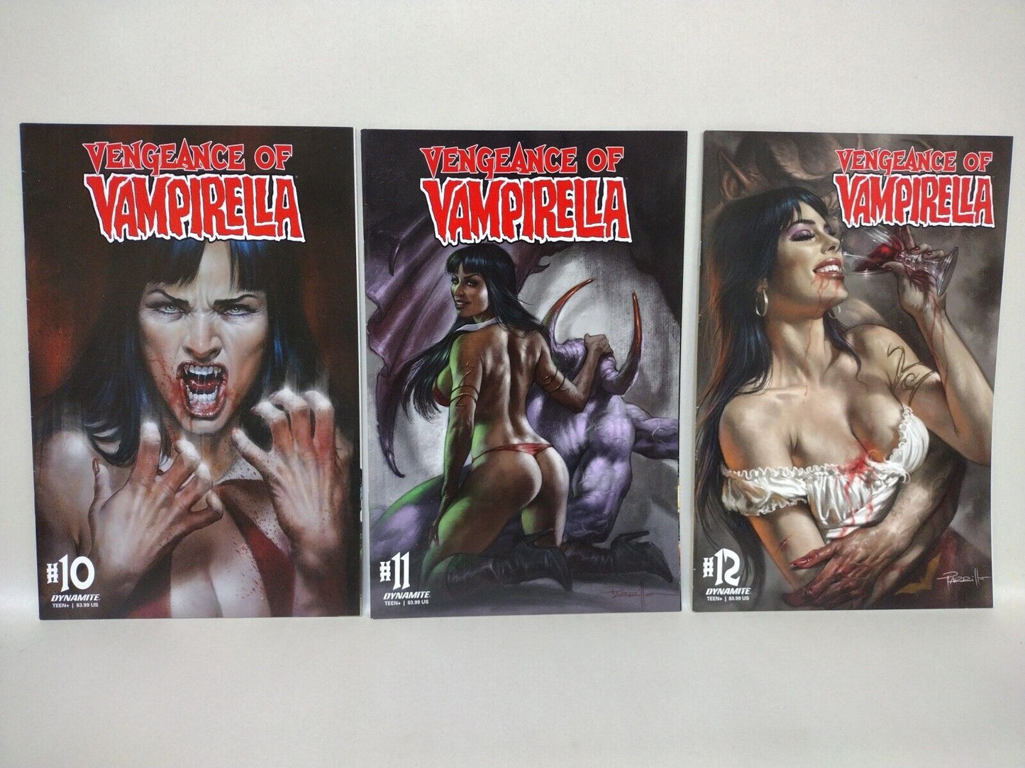 Vengeance Of Vampirella (2020) Dynamic Comic Lot Set #7-25 Lucio Parillo Covers