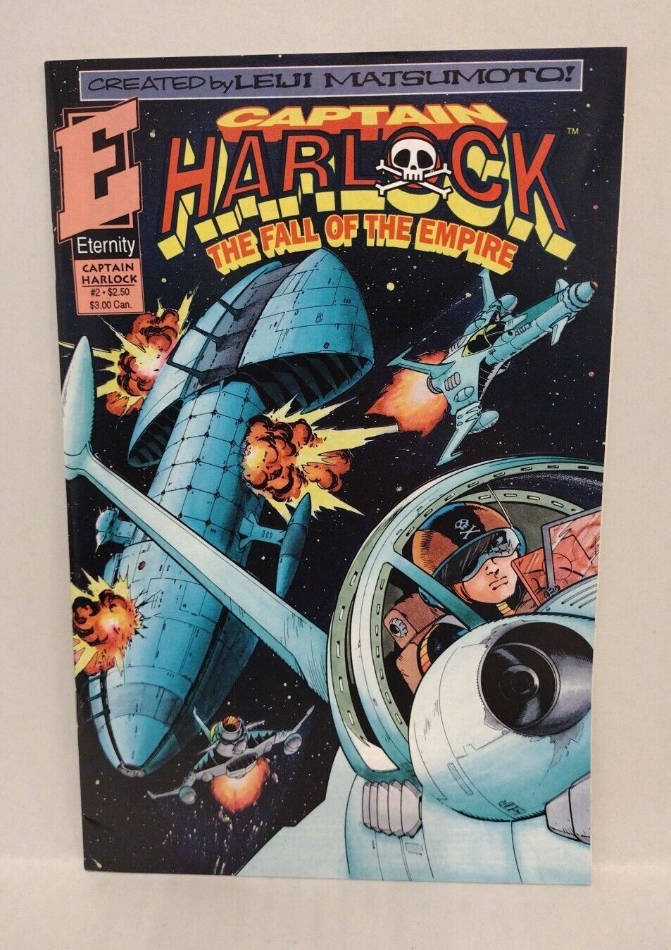 Captain Harlock Fall Of The Empire (1992) Complete Eternity Comic Set + Special