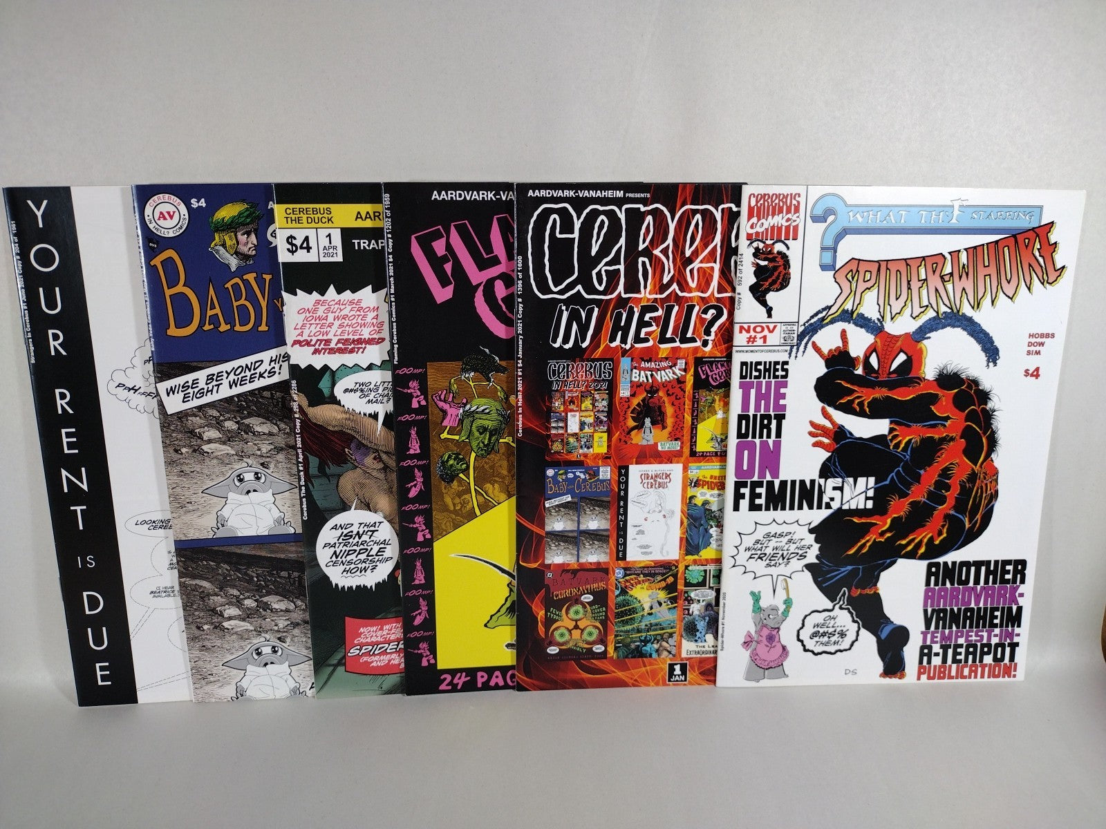 Cerebus (2021) Aardvark-Vanhiem Comic Lot Of 6 Dave Sim