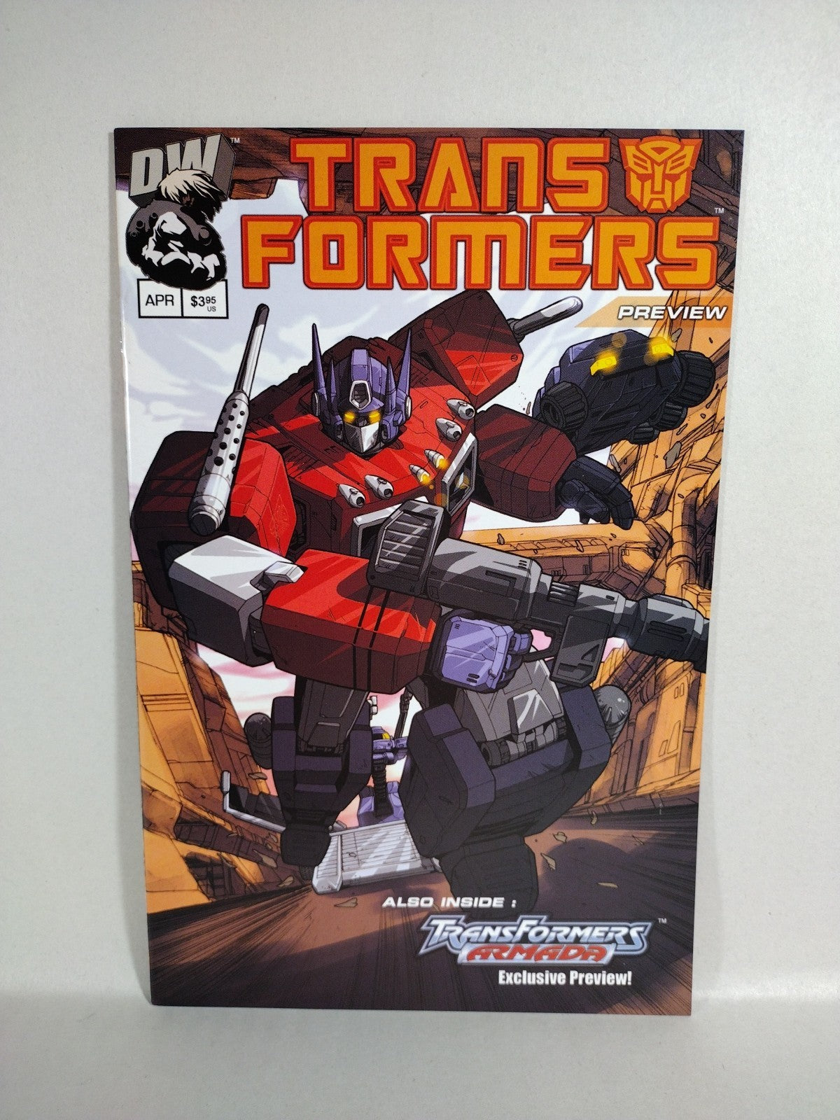 Transformers Armada (2002) DW Comic Lot #1 2 3 4 5 6 8 PREVIEW +Holo-Foil Var