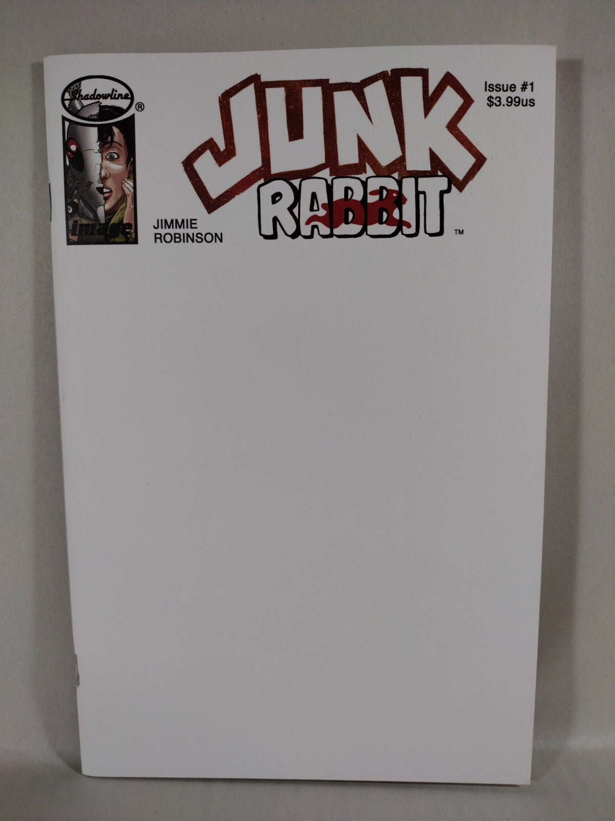 Junk Rabbit #1 (2023) Image Comic Blank Sketch Variant Cover NM