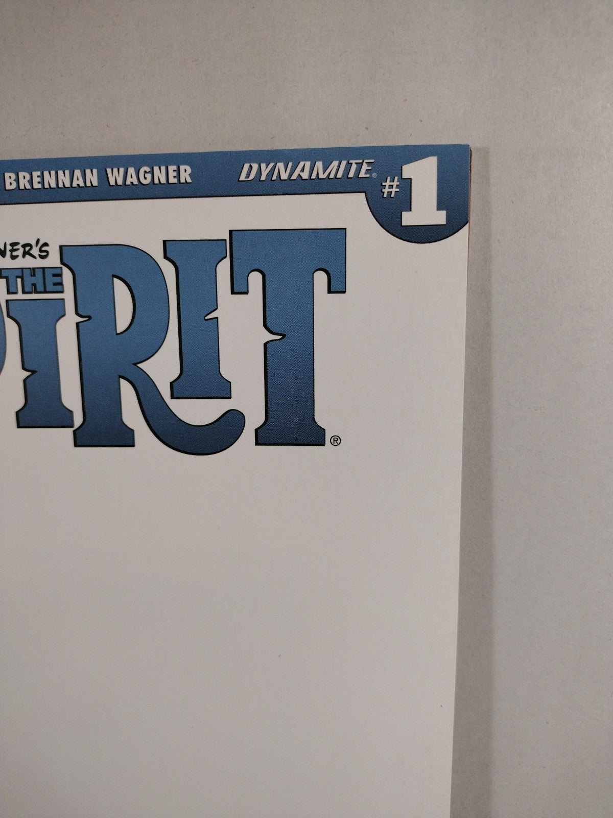 Will Eisner's The Spirit #1 2015 Dynamite Comic Blank Sketch Variant Cover VF-NM