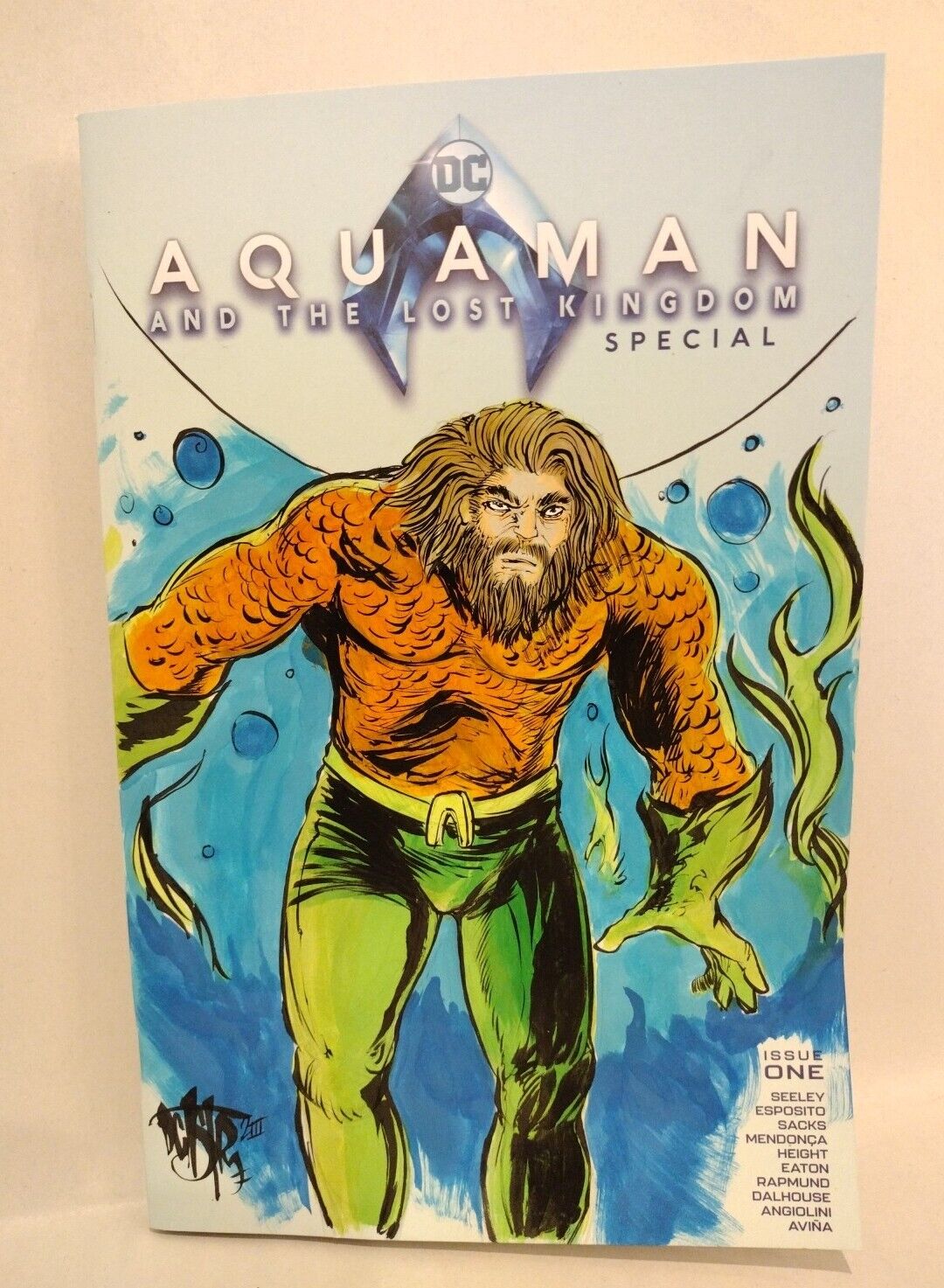 Aquaman & The Lost Kingdom Special #1 (2023) DC Sketch Variant W Original Art 
