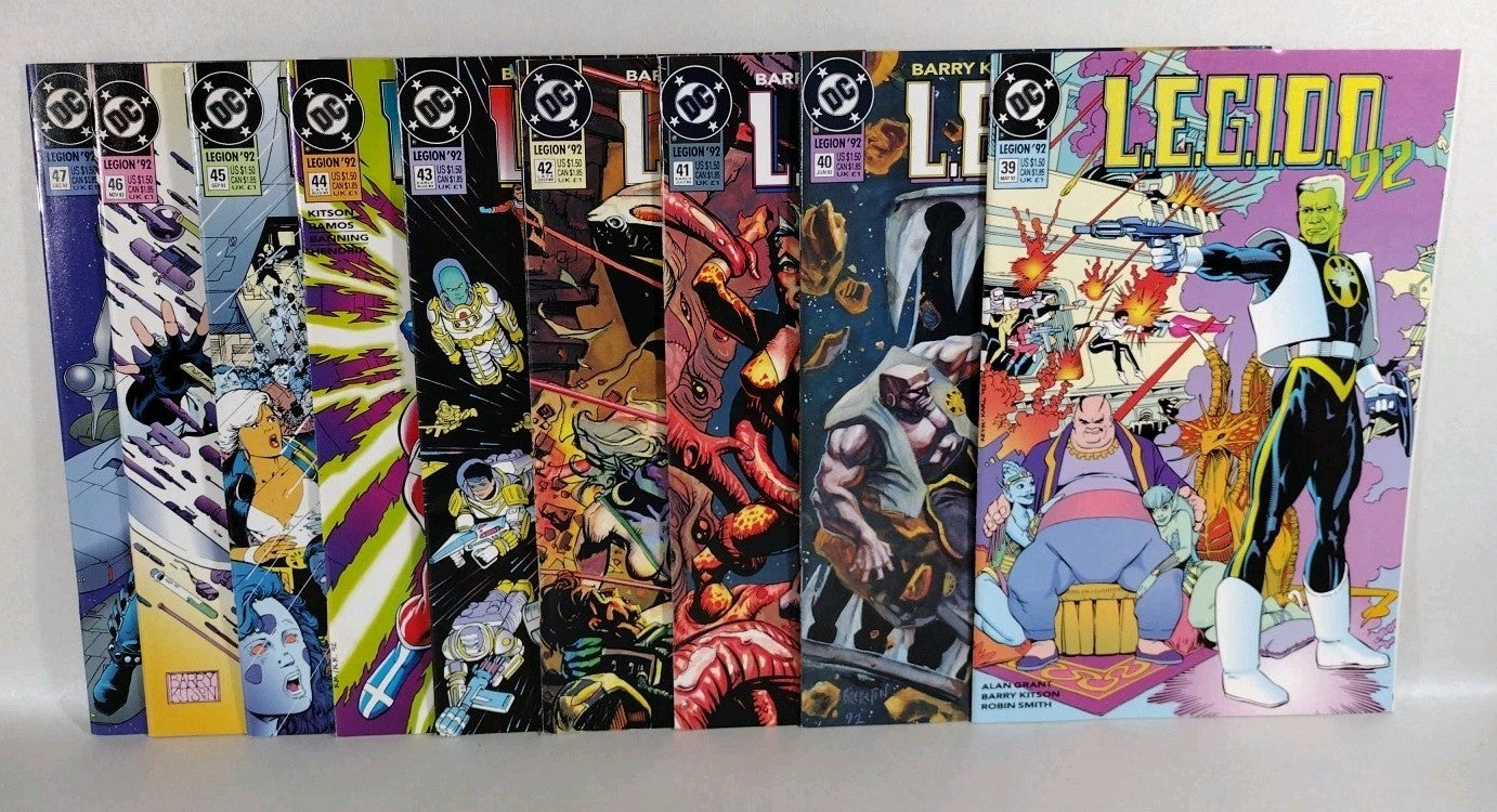 Legion 92 (1992) DC Comic Lot Set #39 40 41 42 43 44 45 46 47 Lobo App VF-NM