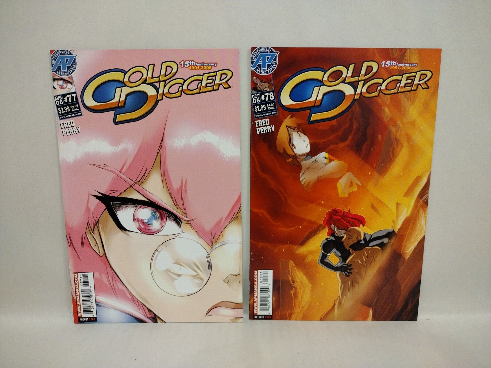 Gold Digger (2006) Antarctic Press Comic Lot Set #73-83 Fred Perry