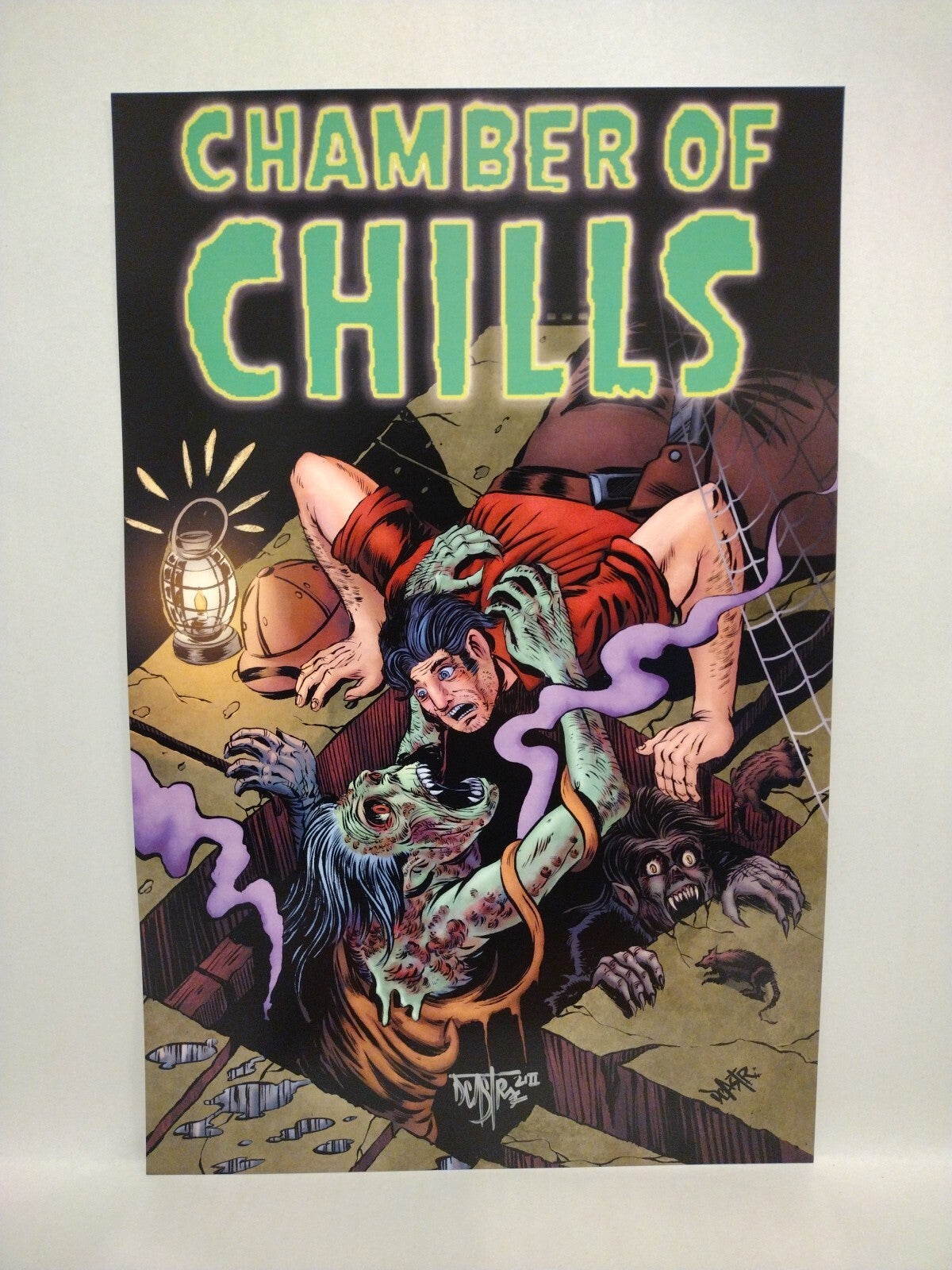 Chamber Of Chills (2023) Dave Castr 11X17" Limited Horror Portfolio Set W Sketch