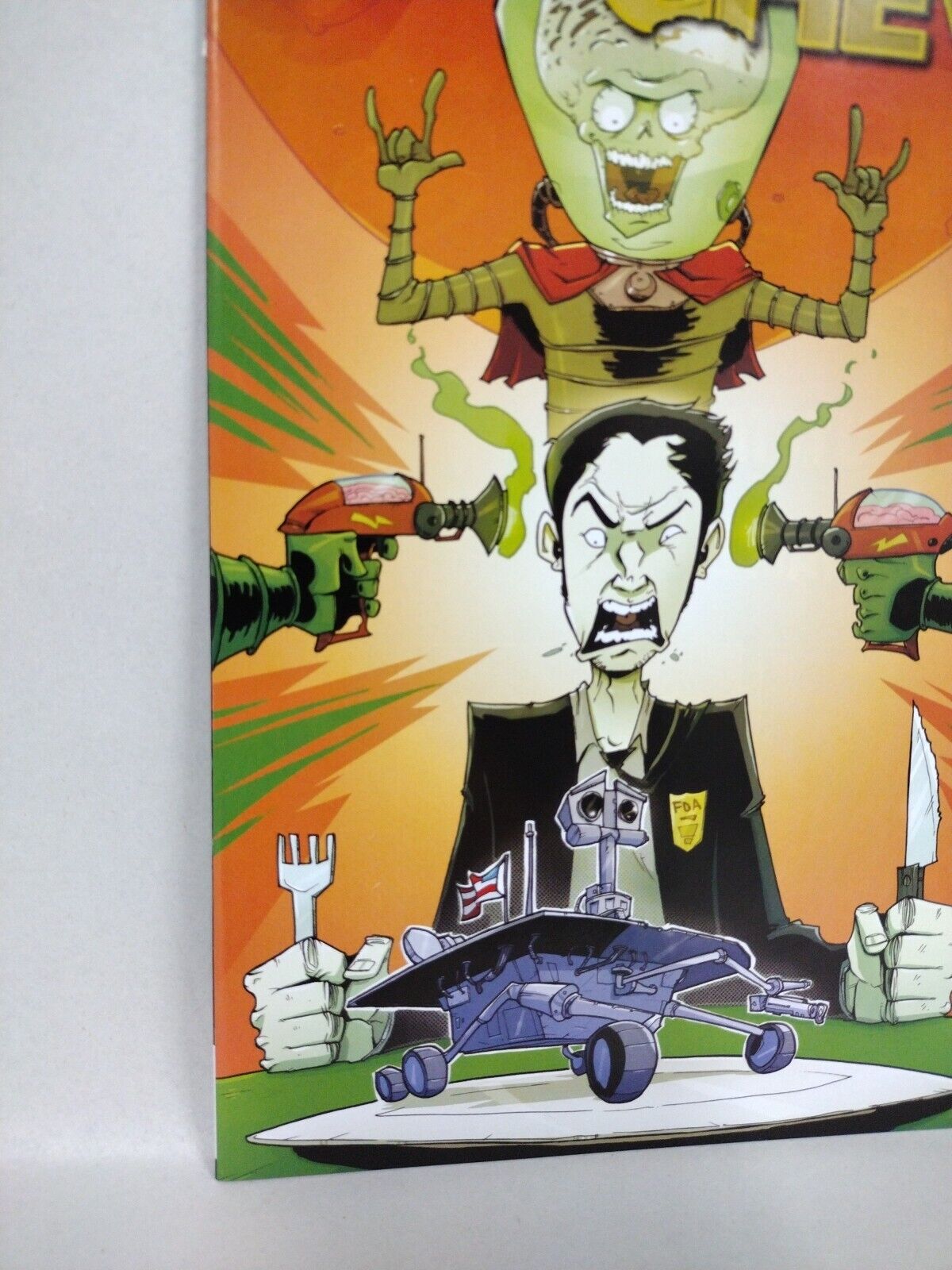 Mars Attacks Real Ghostbusters 1 (2013) IDW Comic 1:10 Rob Guillory Chew Variant