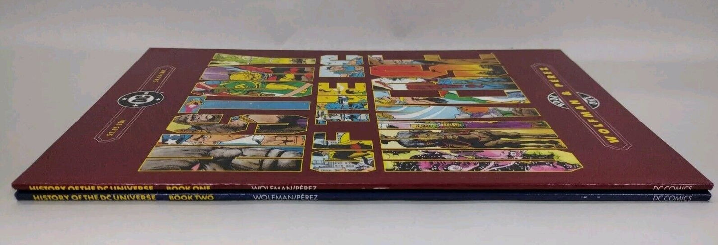 HISTORY OF THE DC UNIVERSE (1986) Complete DC Comic Mini-series #1 2 Georg Perez