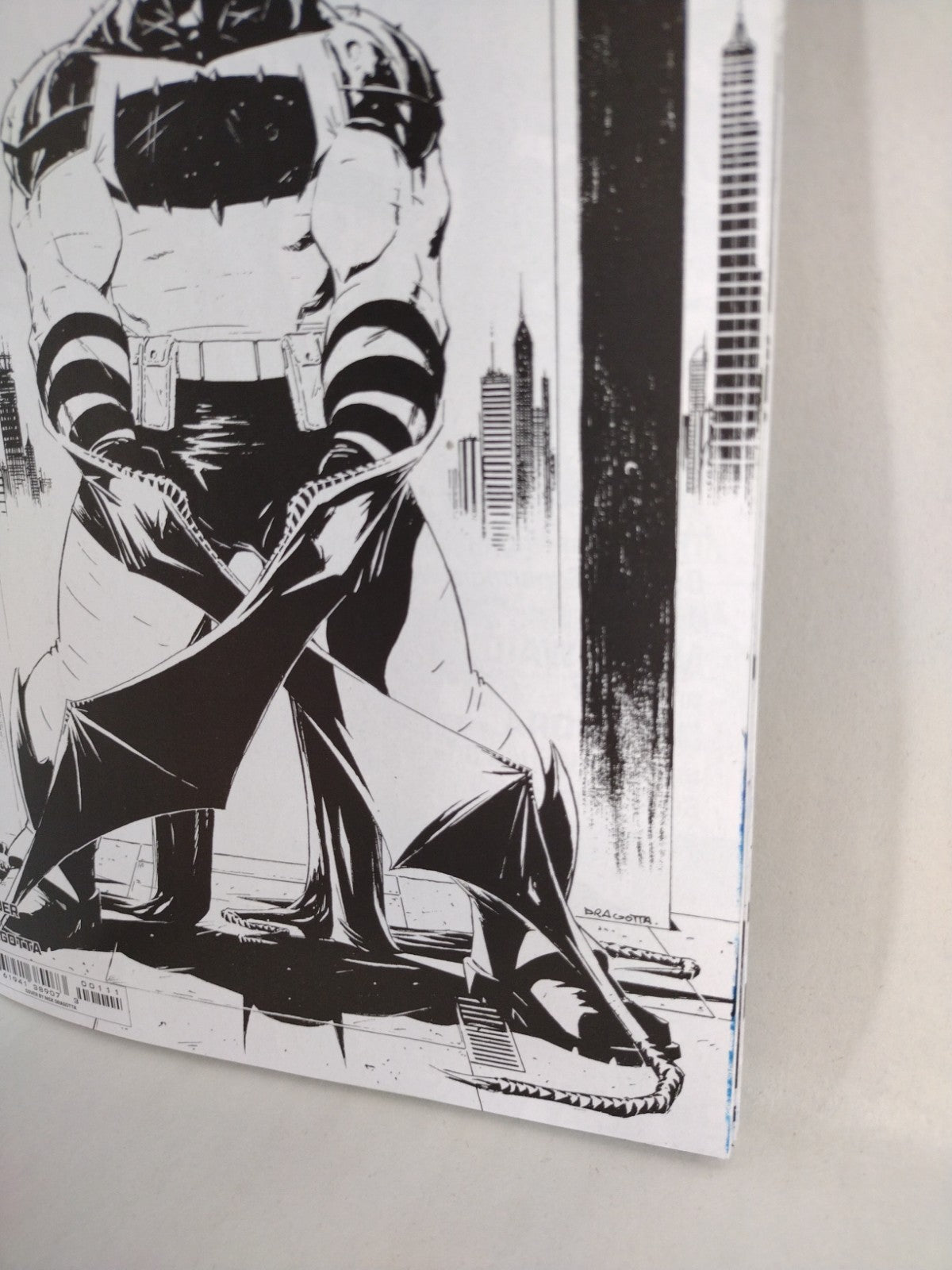 Absolute Batman Noir #1 DC Comic Sketch Variant Cover W Original Dave Castr Art
