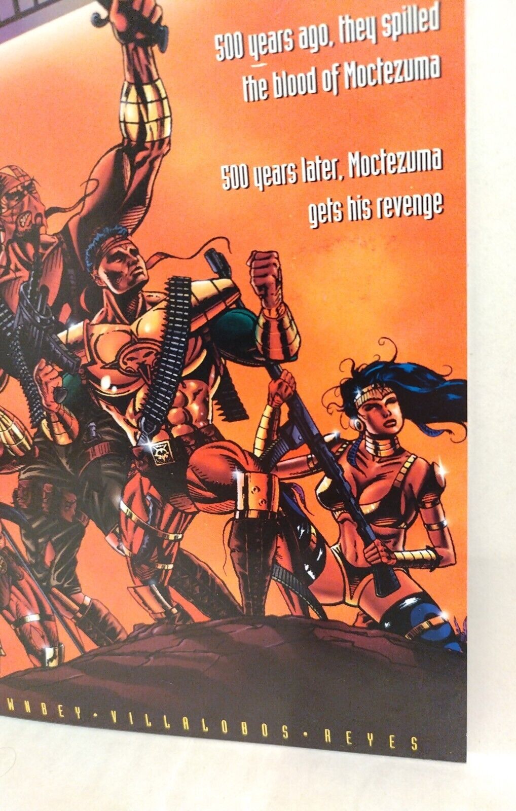 Aztec Commandos #1 (1995) Vision Ent Luis Reyes Comic Rare Chicano Superheros