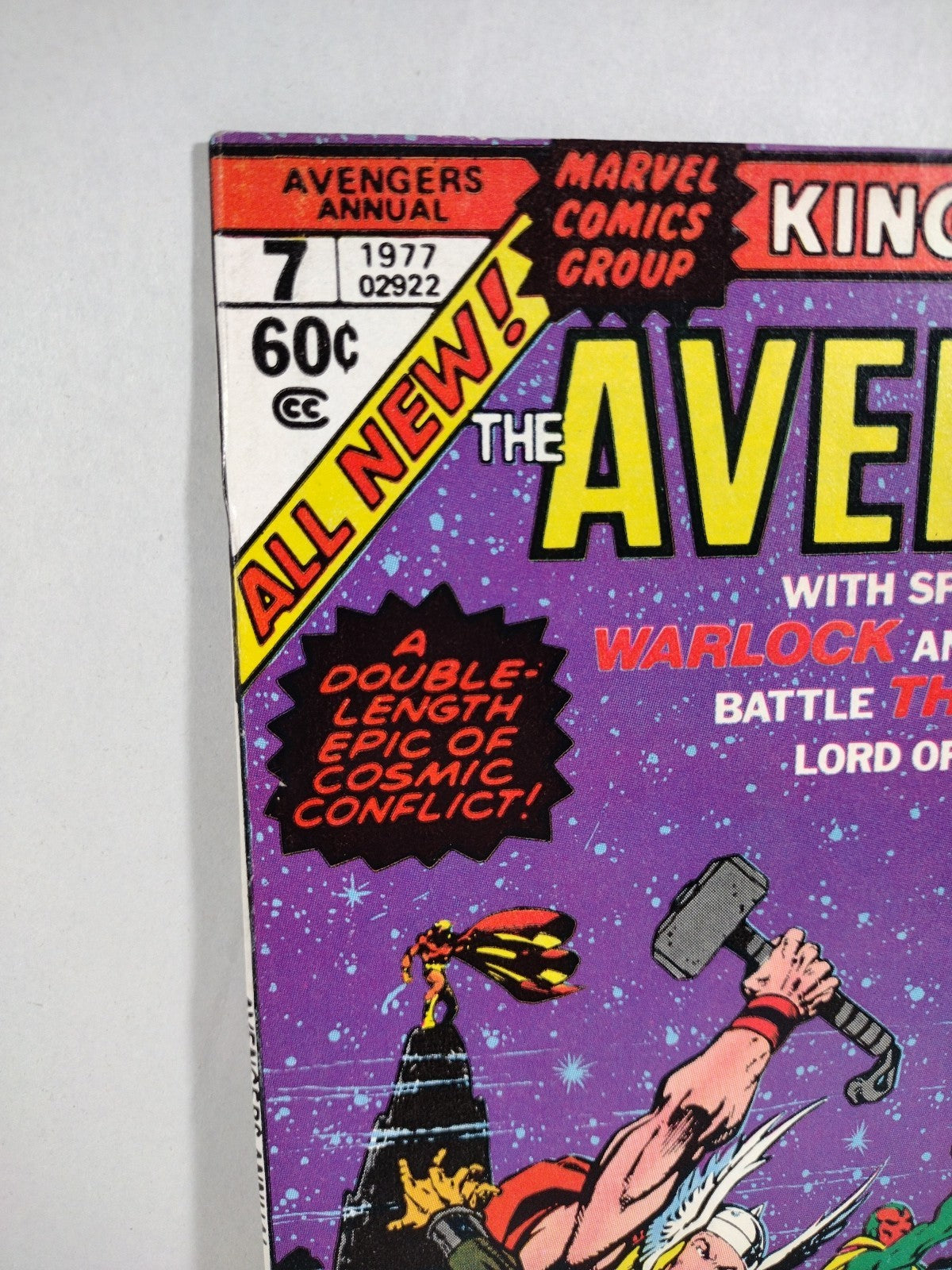 Avengers Annual #7 (1977) Marvel Comic Thanos Death Of Adam Warlock Starlin F-VF