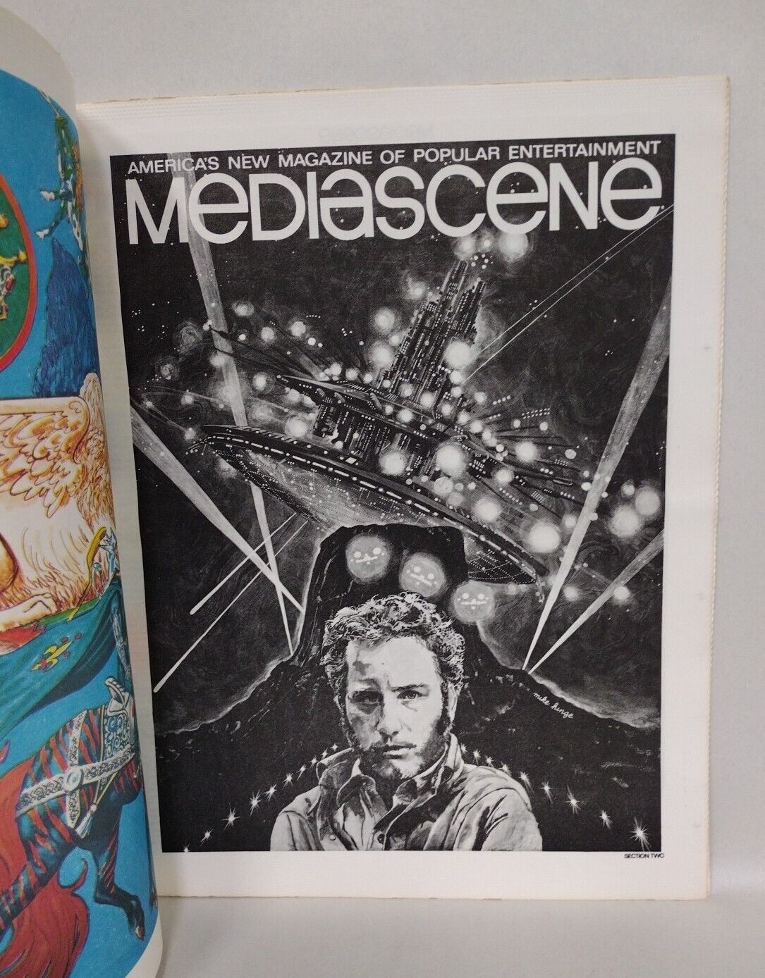 Mediascene #28 (1977) Complete Comic Magazine Kaluta Jack Kirby Wally Wood