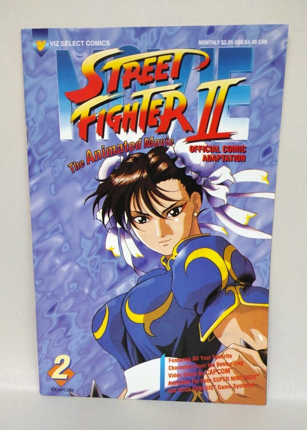 Street Fighter 2 Animated Movie (1994) Viz Comic Lot Set #1 2 4 6 VF-NM