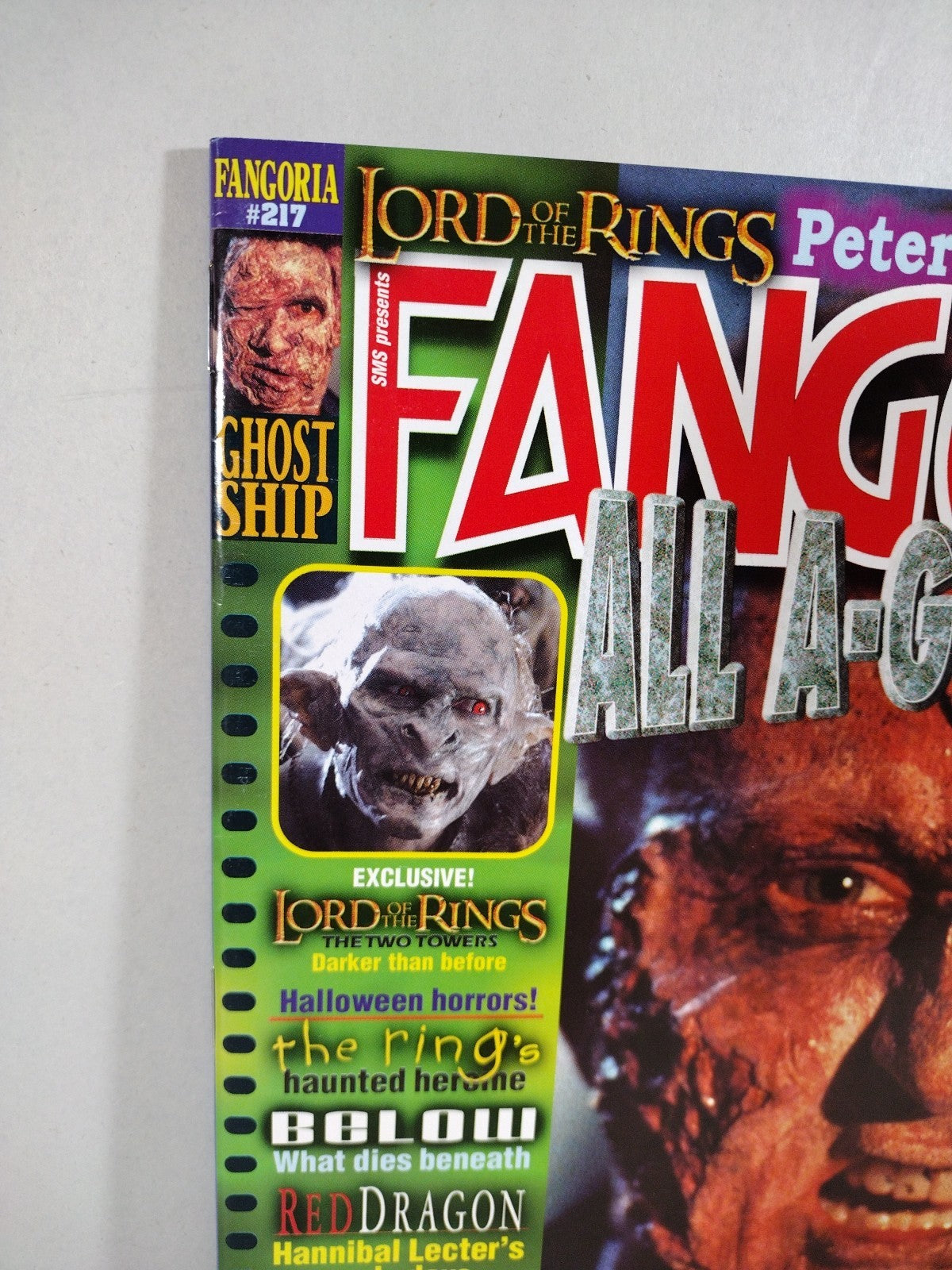 FANGORIA Magazine #217 (2002) Lord Of The Rings Red Dragon Saint Sinners Ring NM