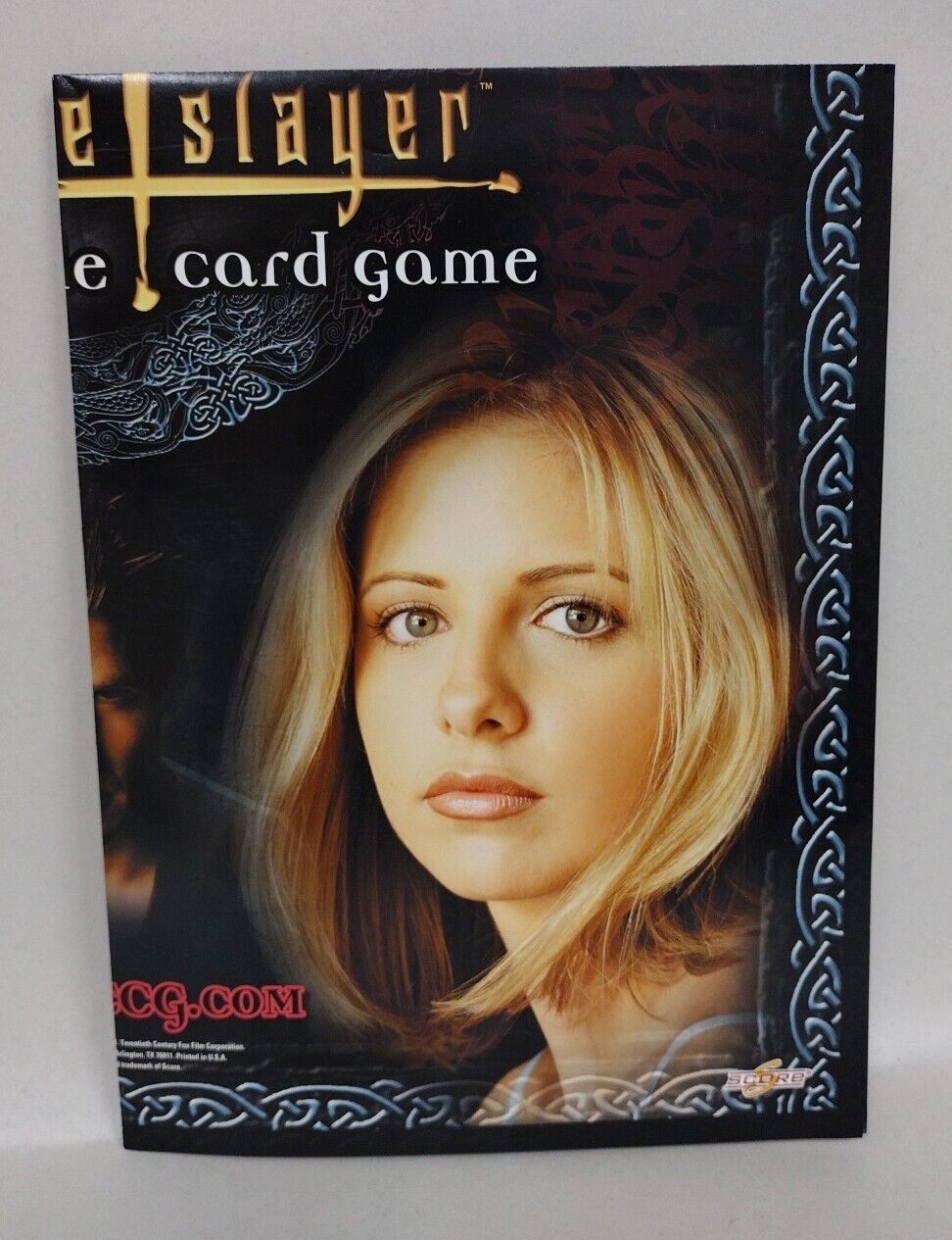 BUFFY THE VAMPIRE SLAYER (2001) Score Card Game Promo Poster 16 X 22" Folded 