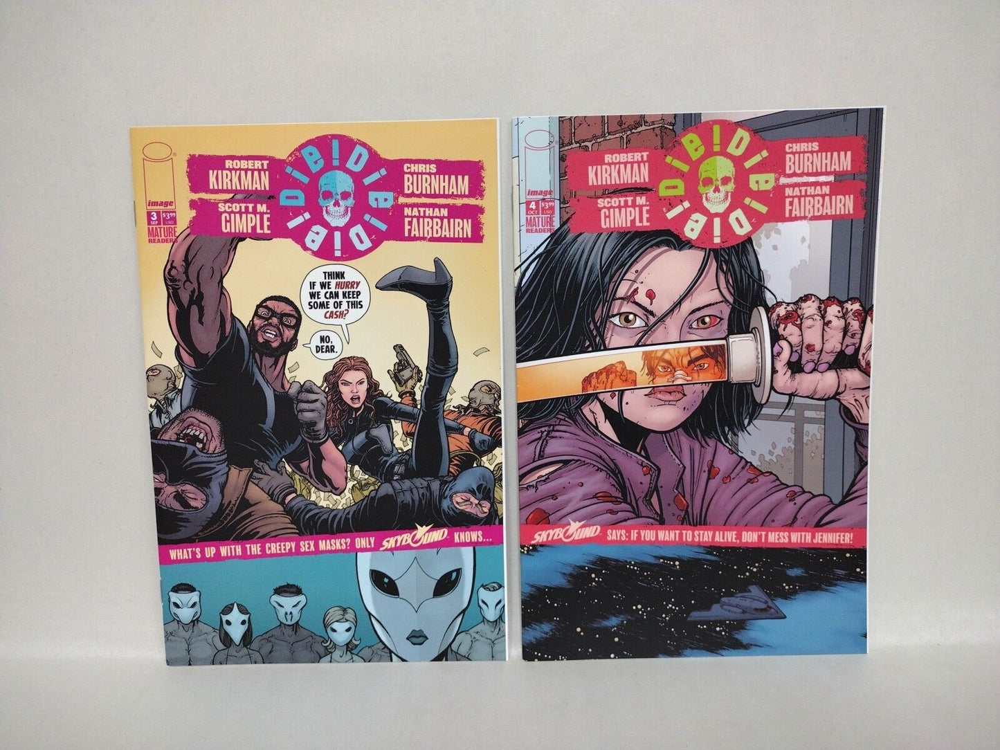 Die! Die! Die! (2018) Complete Image Comic Set 1-14 Chris Burnham Robert Kirkman