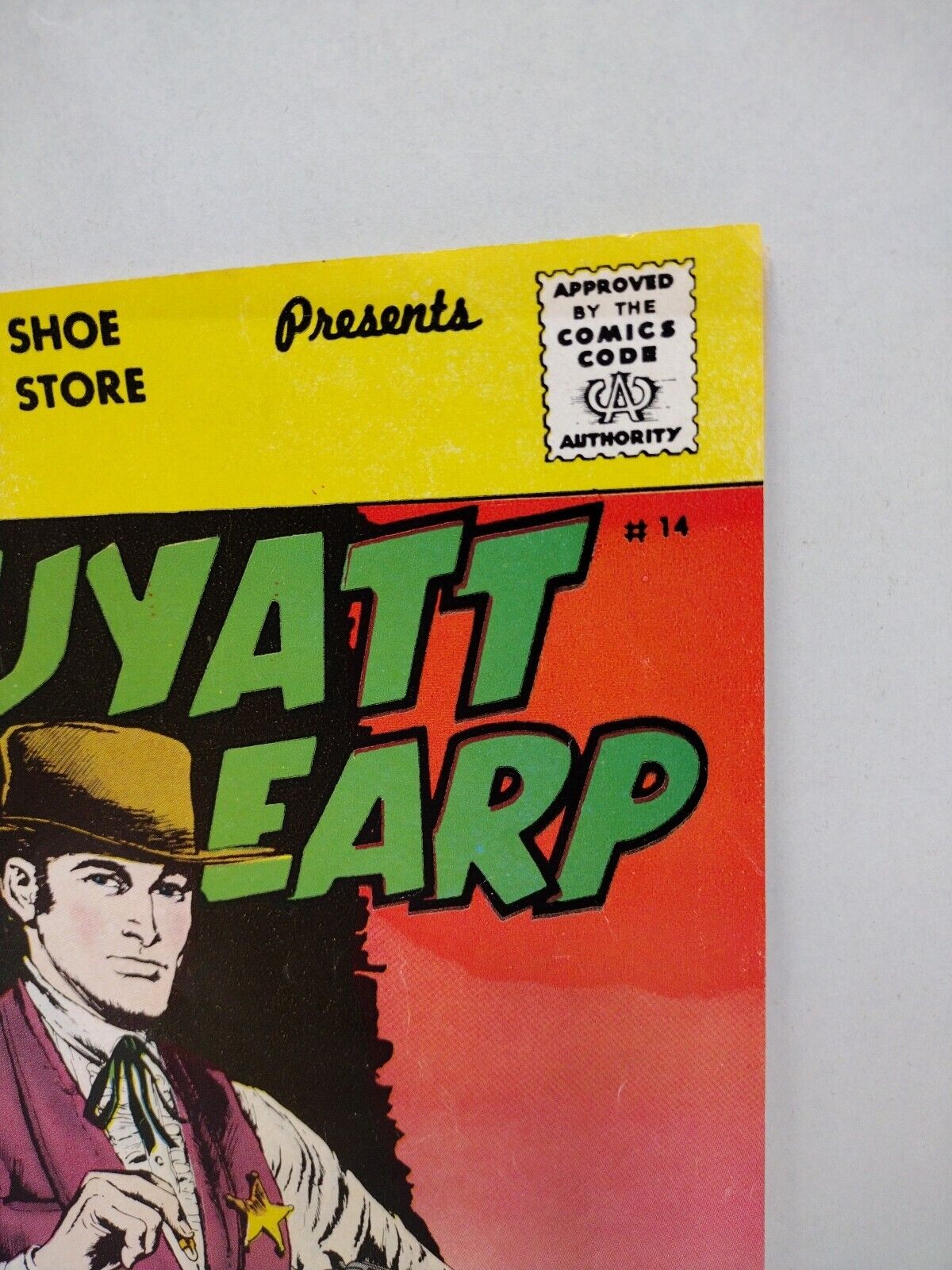 BLUE BIRD COMICS #14 WYATT EARP (1962) Charlton Comic Big Shoe Store Giveaway