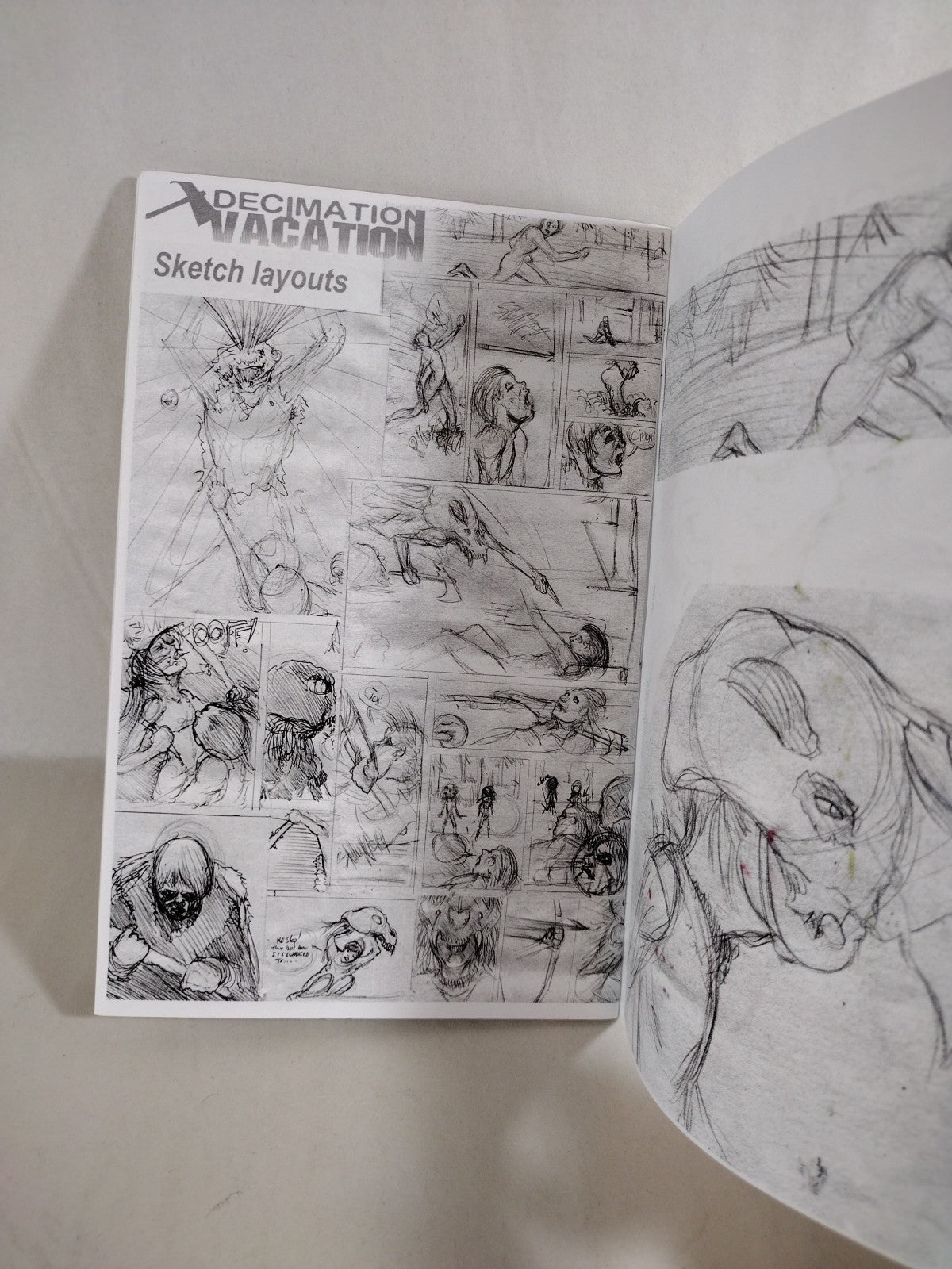 Decimation Vacation (2015) Dave Castr Andrew Maxwell Horror Comic Zine