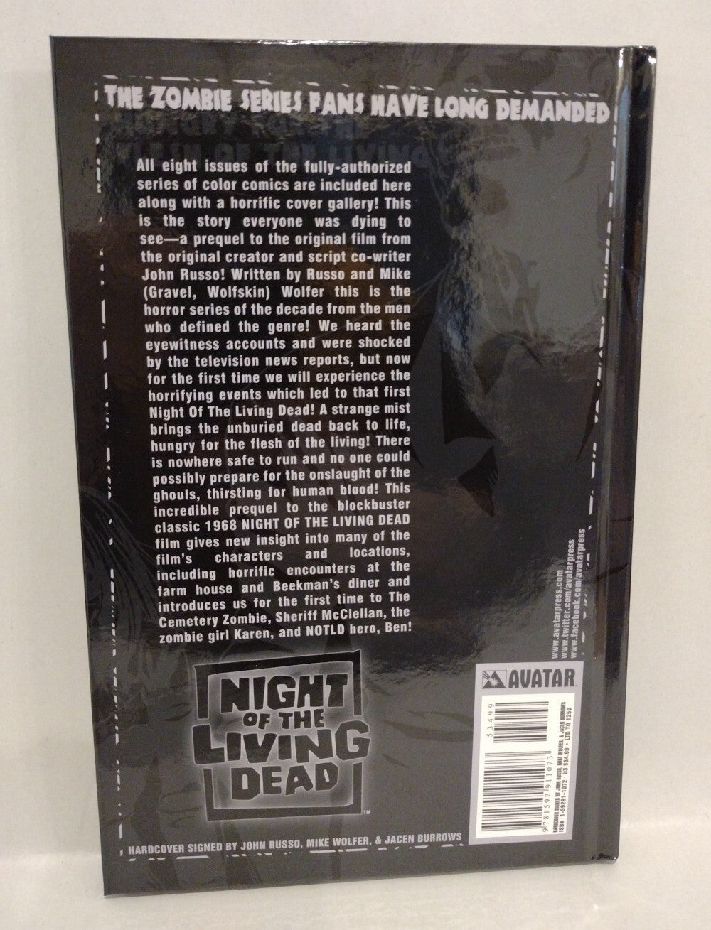 Night Of The Living Dead (2010) Avatar Press HC Lot Set Vol 1 Signed Ed 2 3 New