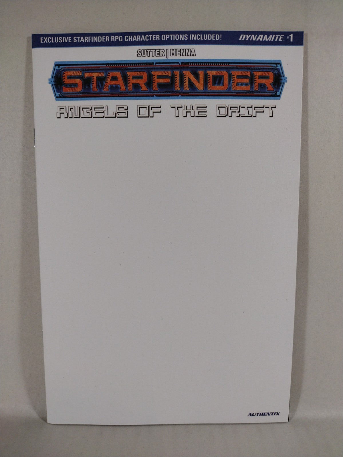 Starfinder Angels Of The Drift #1 (2023) Dynamite Blank Sketch Variant Comic NM
