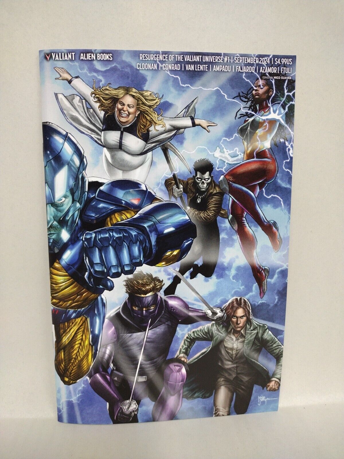 Resurgence Of The Valiant Universe #1 (2024) Alien Books Comic Variant Cover G