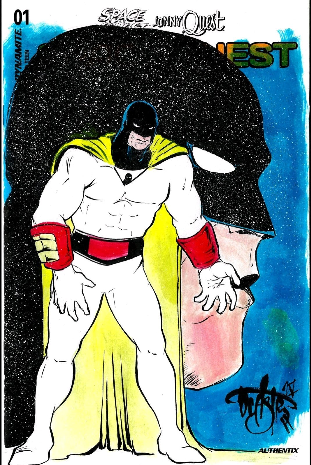 Space Quest #1 (2025) Dynamite Comic Sketch Cover Variant W Original DCastr Art