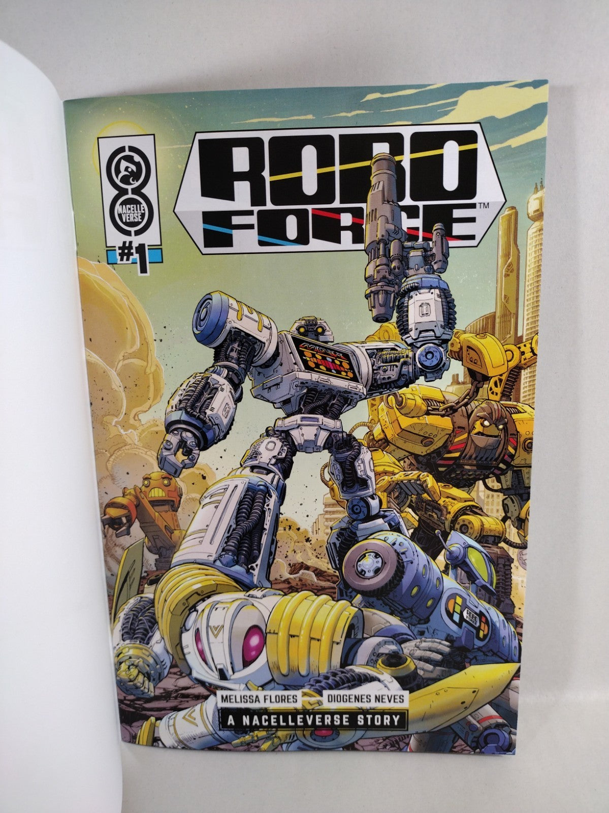 Robo Force #1 (2024) Oni Nacelle Blank Sketch Cover Variant Comic NM