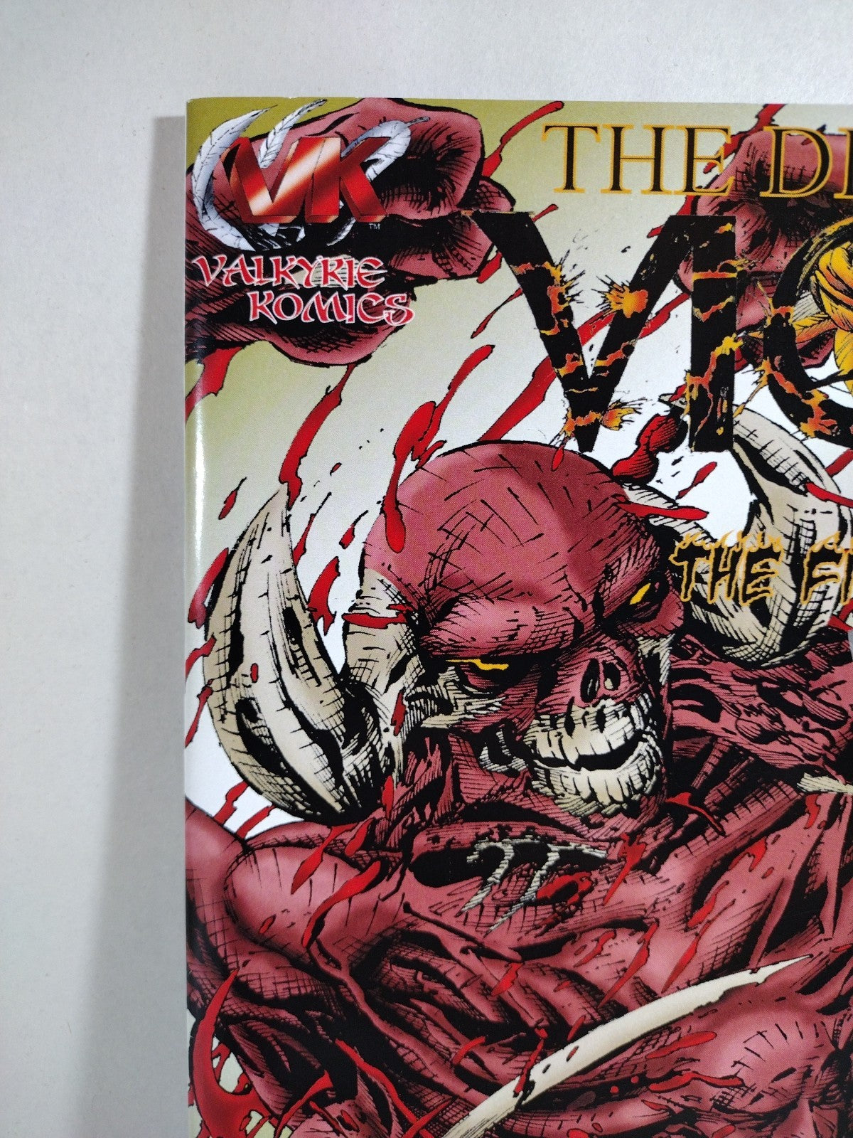 Dirge Of Viqdis #2 (2013) Valkyrie Comic Fire Within 3X Signed Josh Lee Cubstead