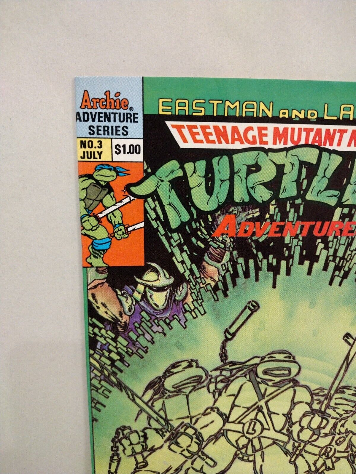 Teenage Mutant Ninja Turtles Adventures #3 (1989) Archie Comic 1st Print